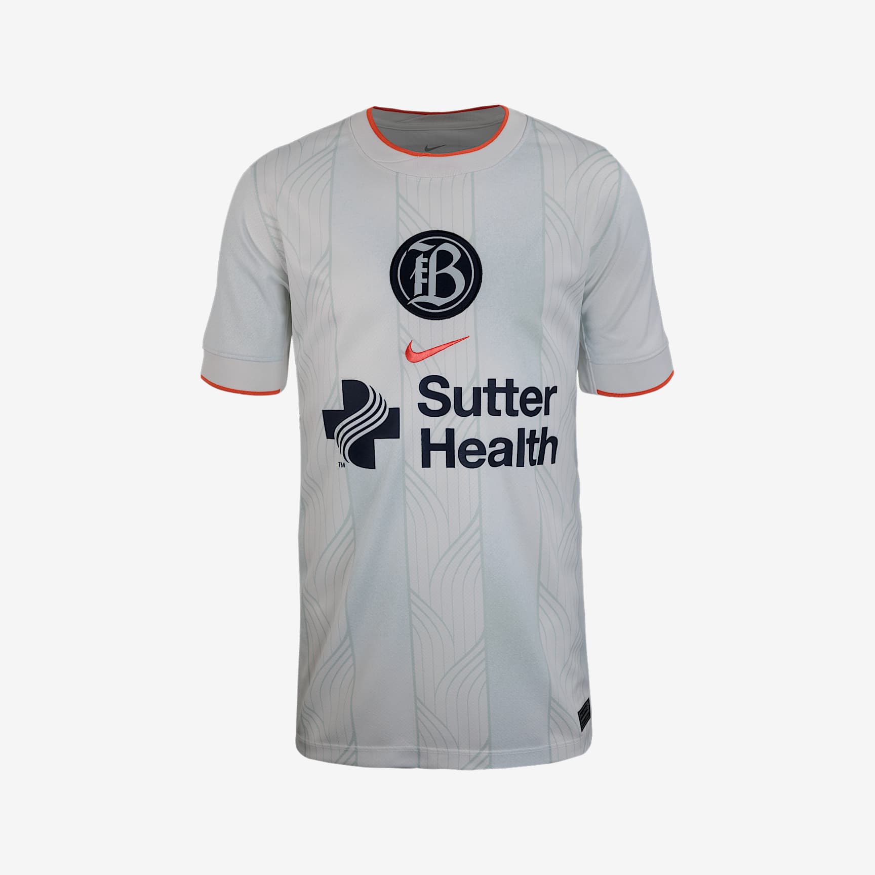 Bay FC 2025 Stadium Away Big Kids' Nike Dri-FIT NWSL Replica Jersey