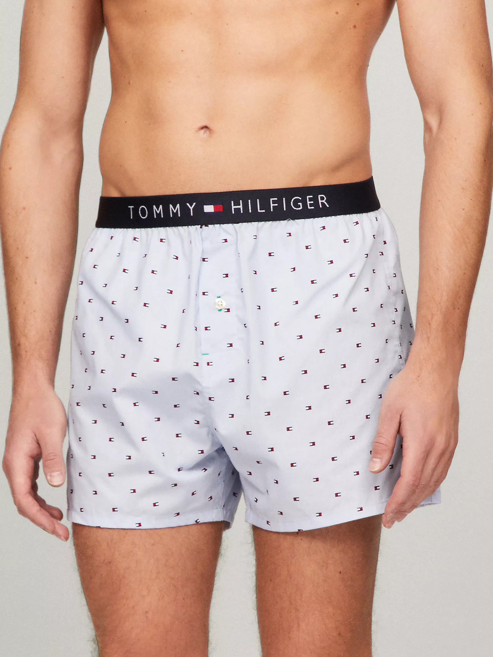 Мужское нижнее белье Tommy Hilfiger, Приталенные трикотажные боксеры модного дизайна