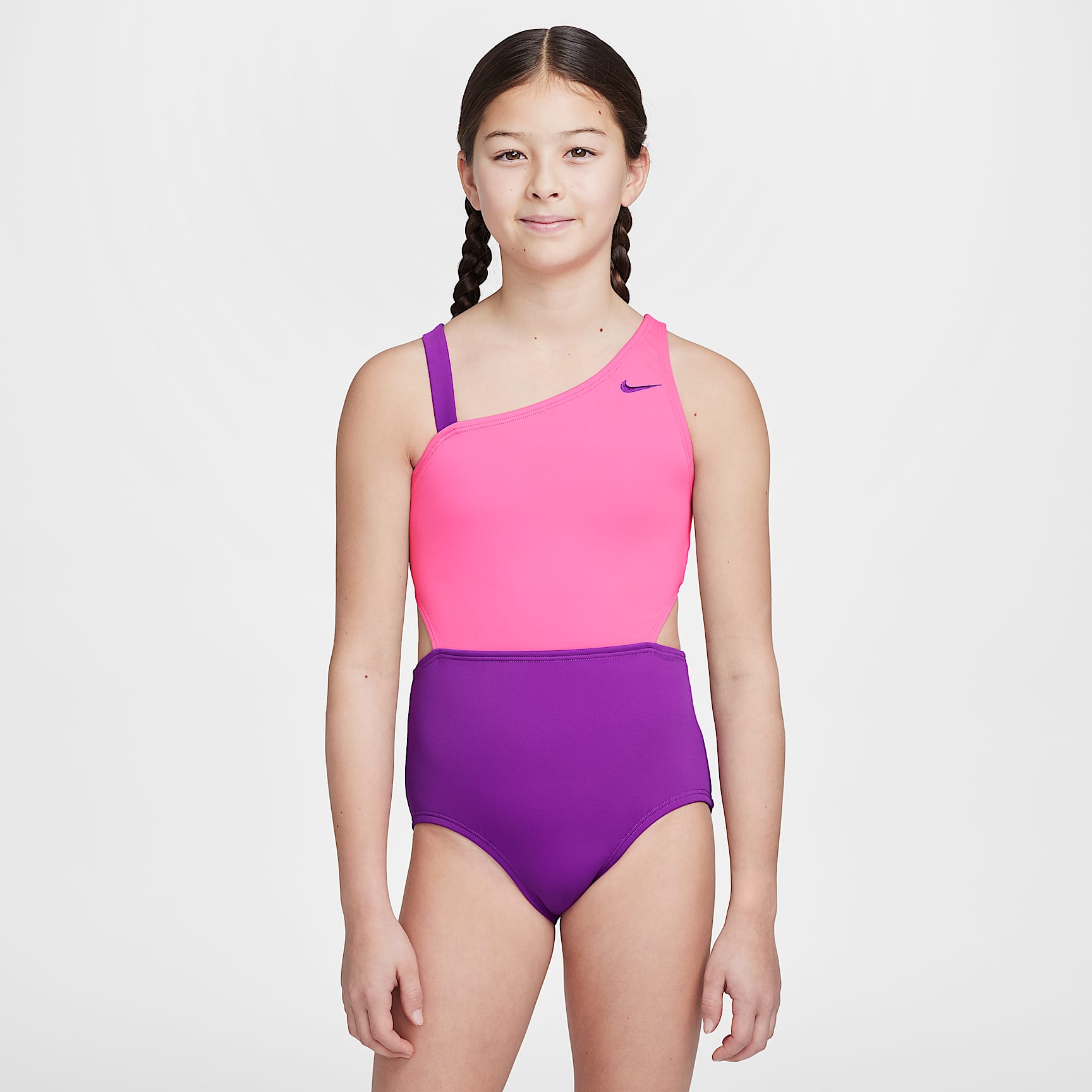 Nike Swim Big Kids' (Girls') Asymmetrical Monokini
