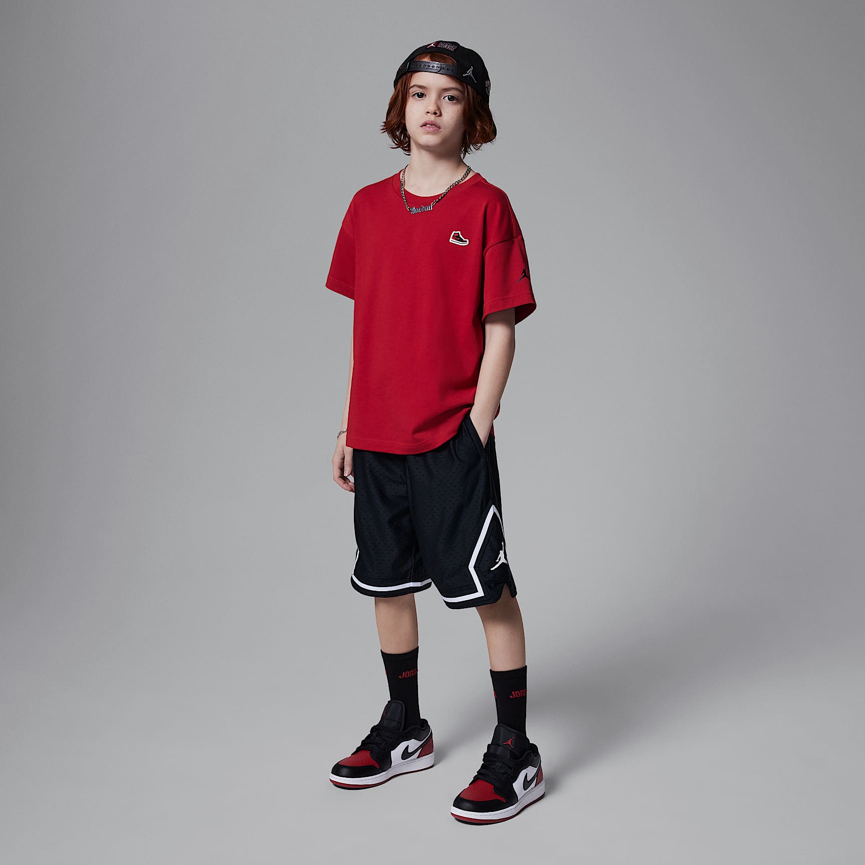 Air Jordan 1 Big Kids' Patch T-Shirt