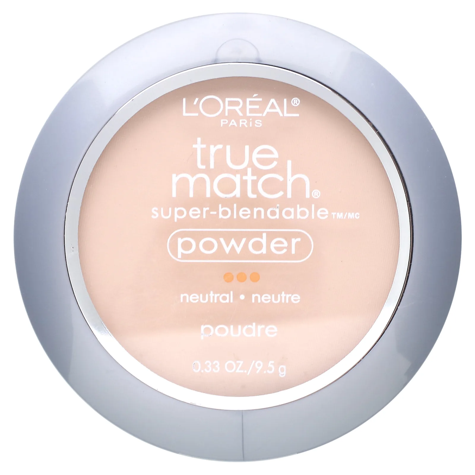 L'Oréal, True Match, суперсмываемая пудра, N2, классическая слоновая кость, 9,5 г (0,33 унции)