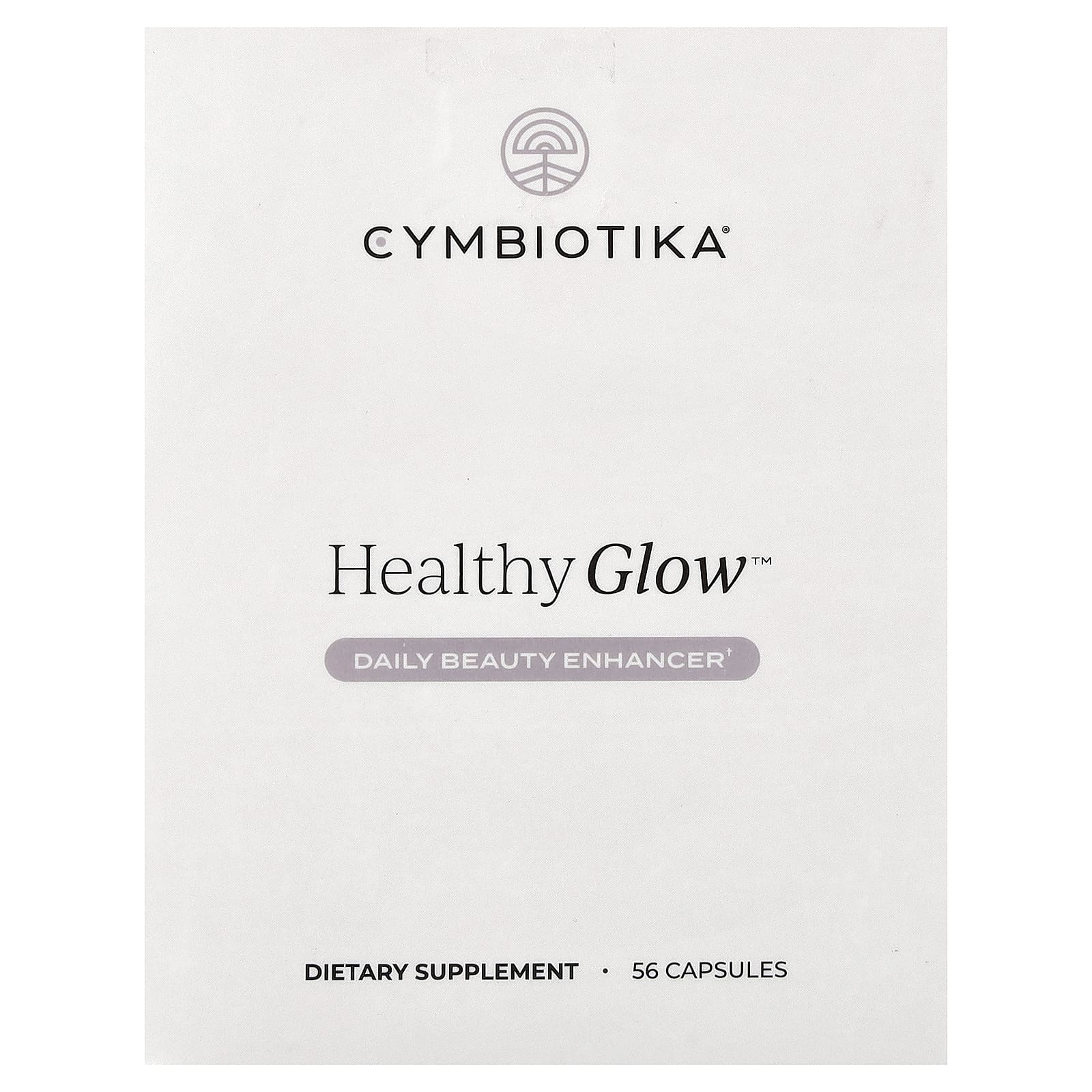 Cymbiotika, Healthy Glow™, средство для ежедневной красоты, 56 капсул
