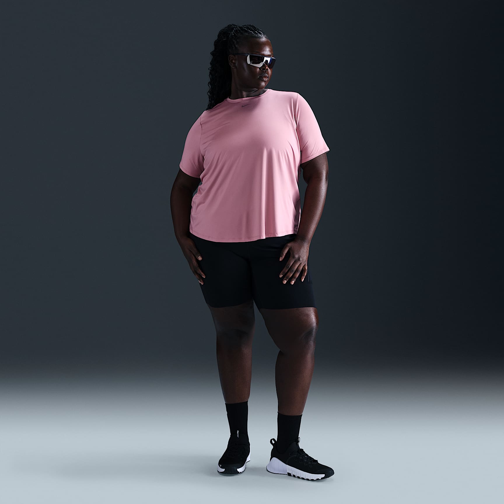 Nike One Classic Women's Dri-FIT Short-Sleeve Top (Plus Size)