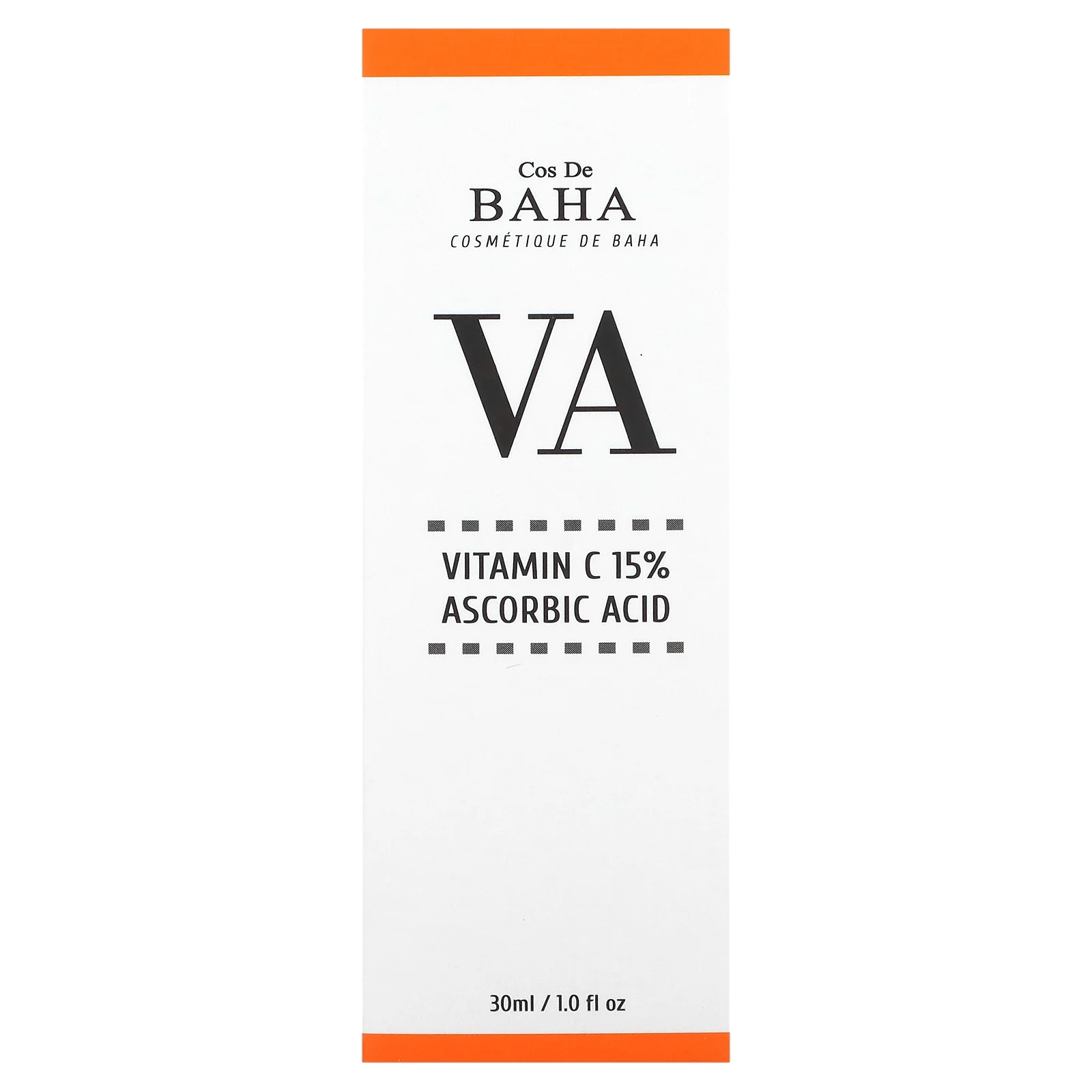 Cos De BAHA, VA, сыворотка с витамином C и 15% аскорбиновой кислотой, 30 мл (1 жидк. Унция)