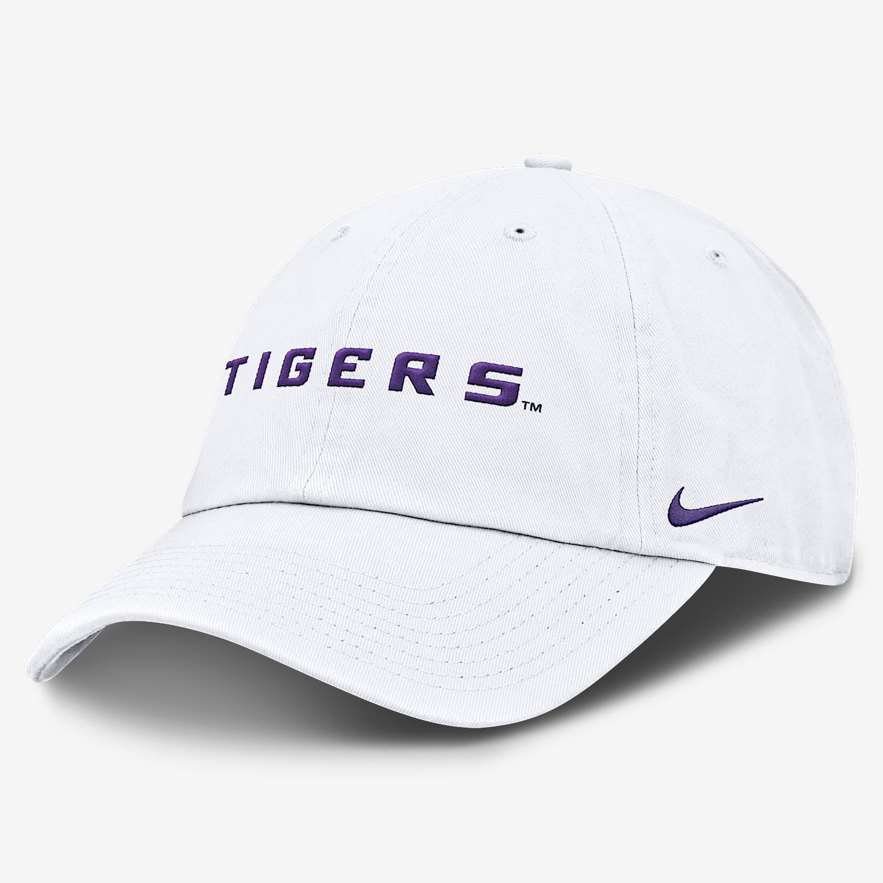 LSU Tigers Core Club Mascot Wordmark Men's Nike College Adjustable Hat