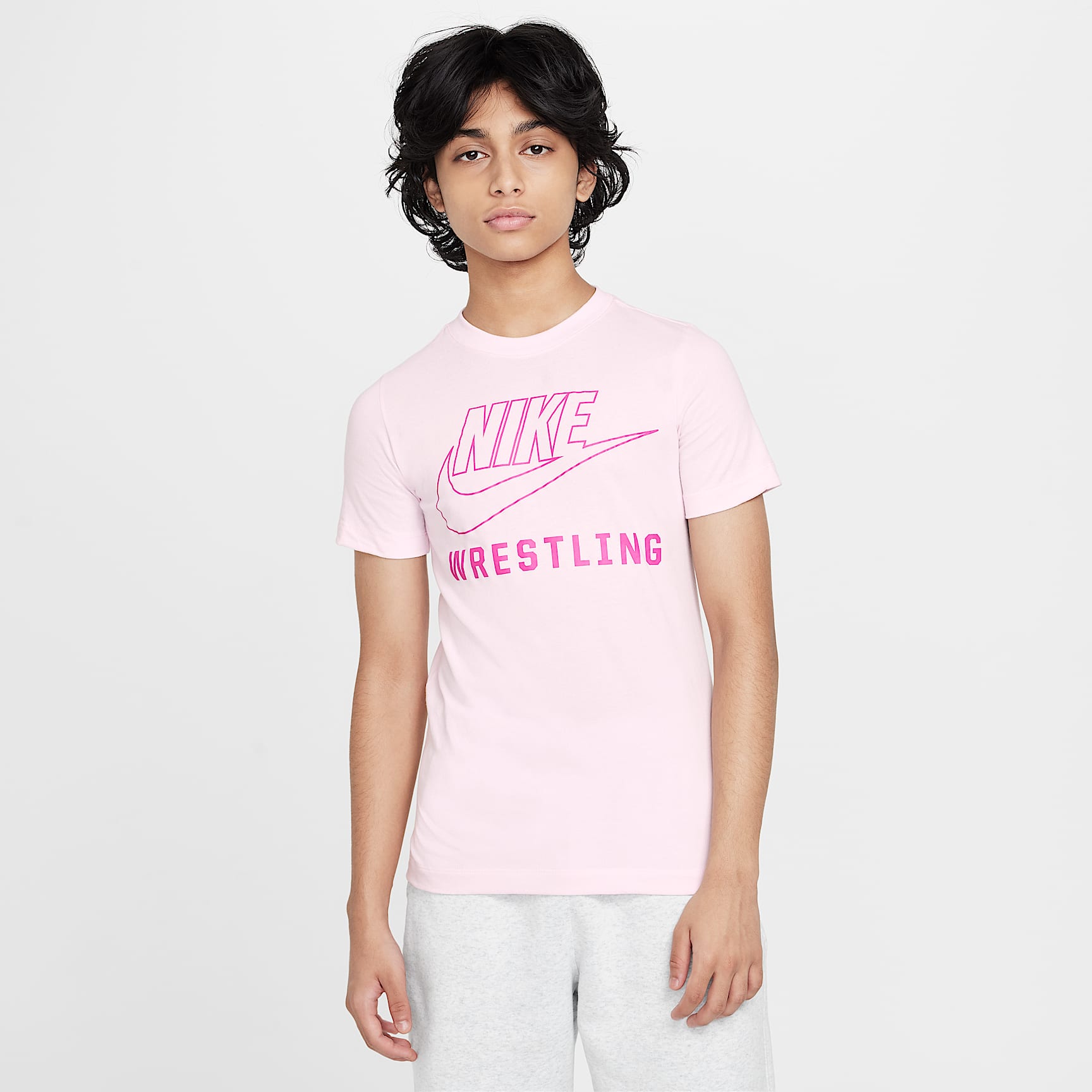 Nike Swoosh Big Kids' Wrestling T-Shirt