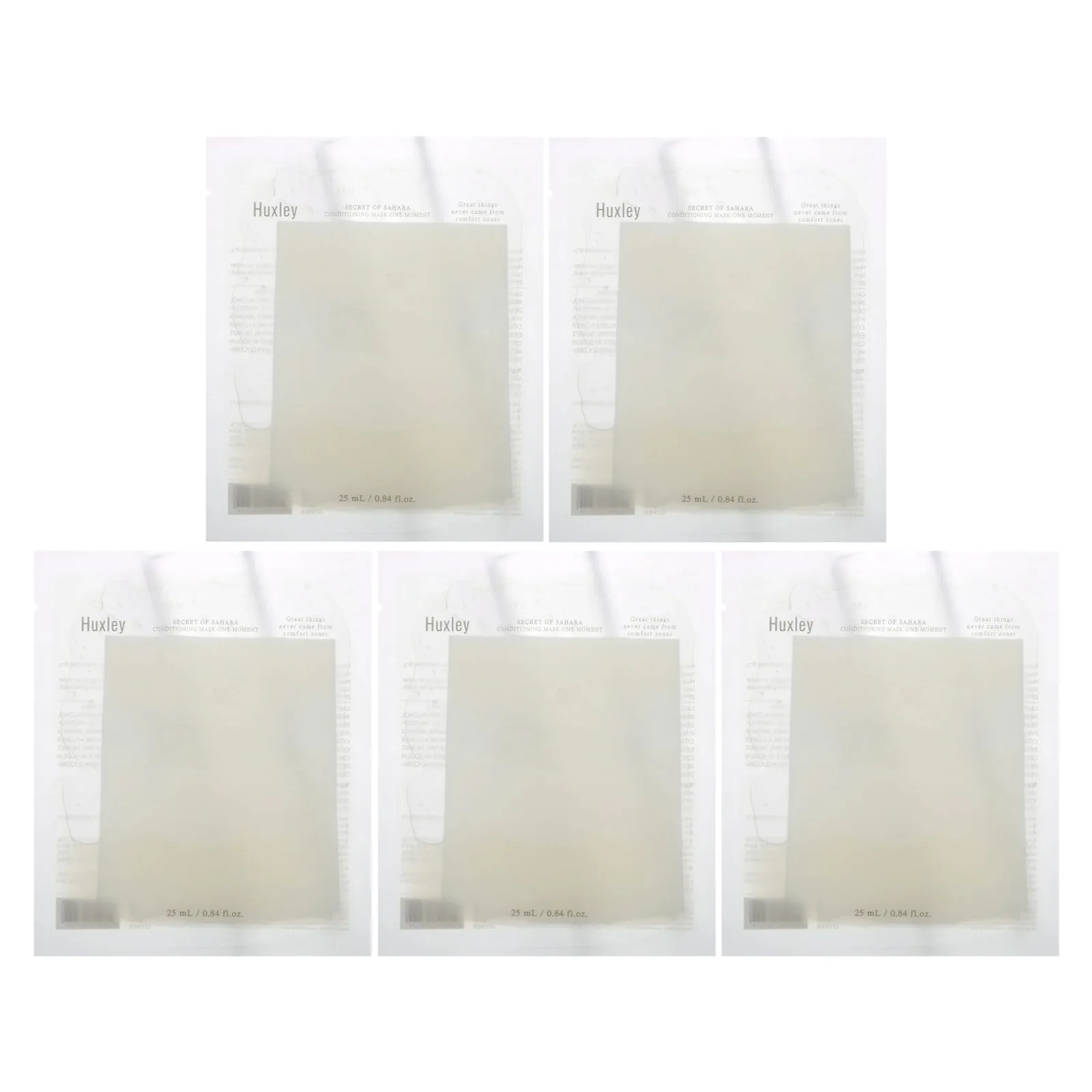 Huxley, Secret of Sahara, увлажняющая маска для красоты, One Moment, 5 шт., По 25 мл (0,84 жидк. Унции)