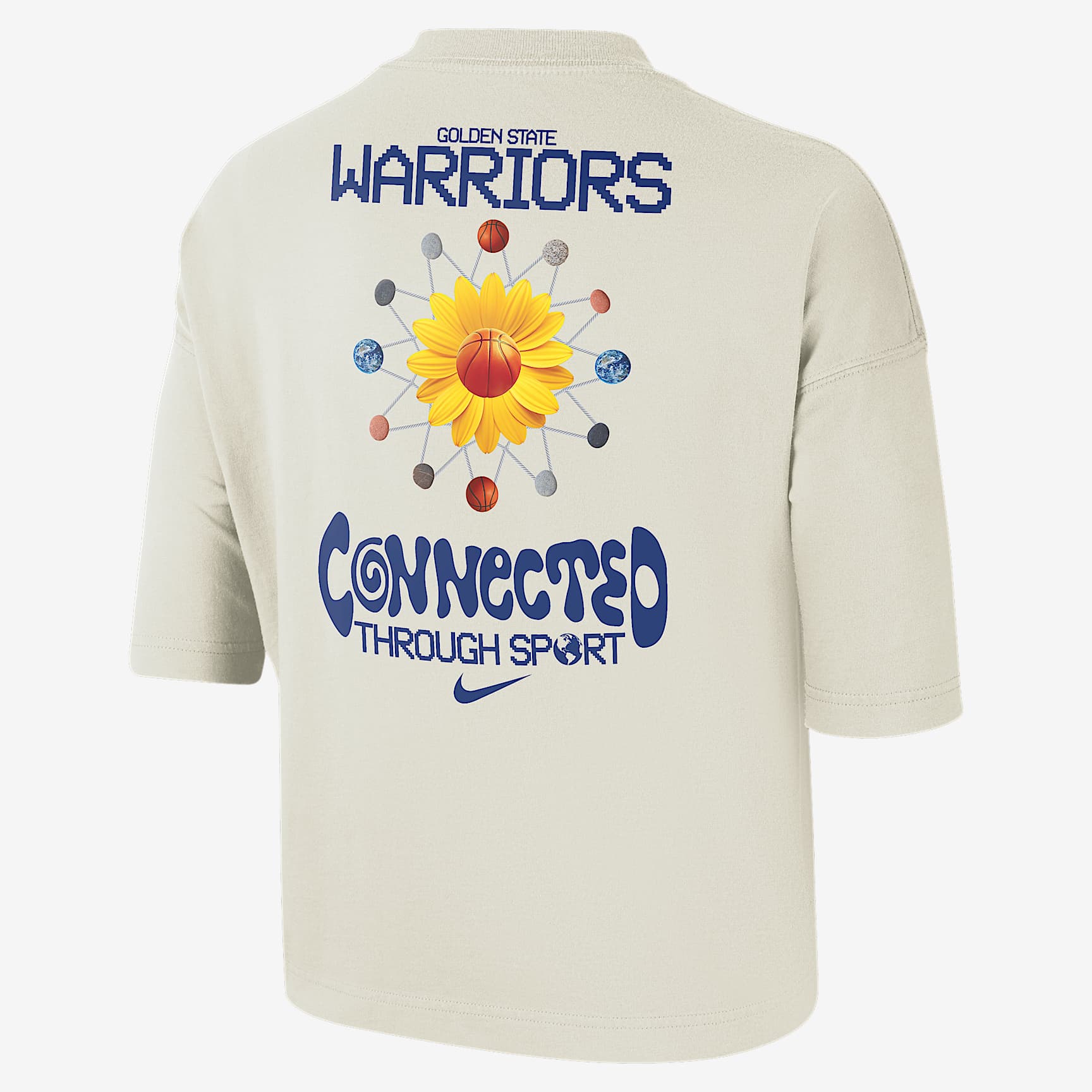 Golden State Warriors Courtside Women's Nike NBA Boxy T-Shirt