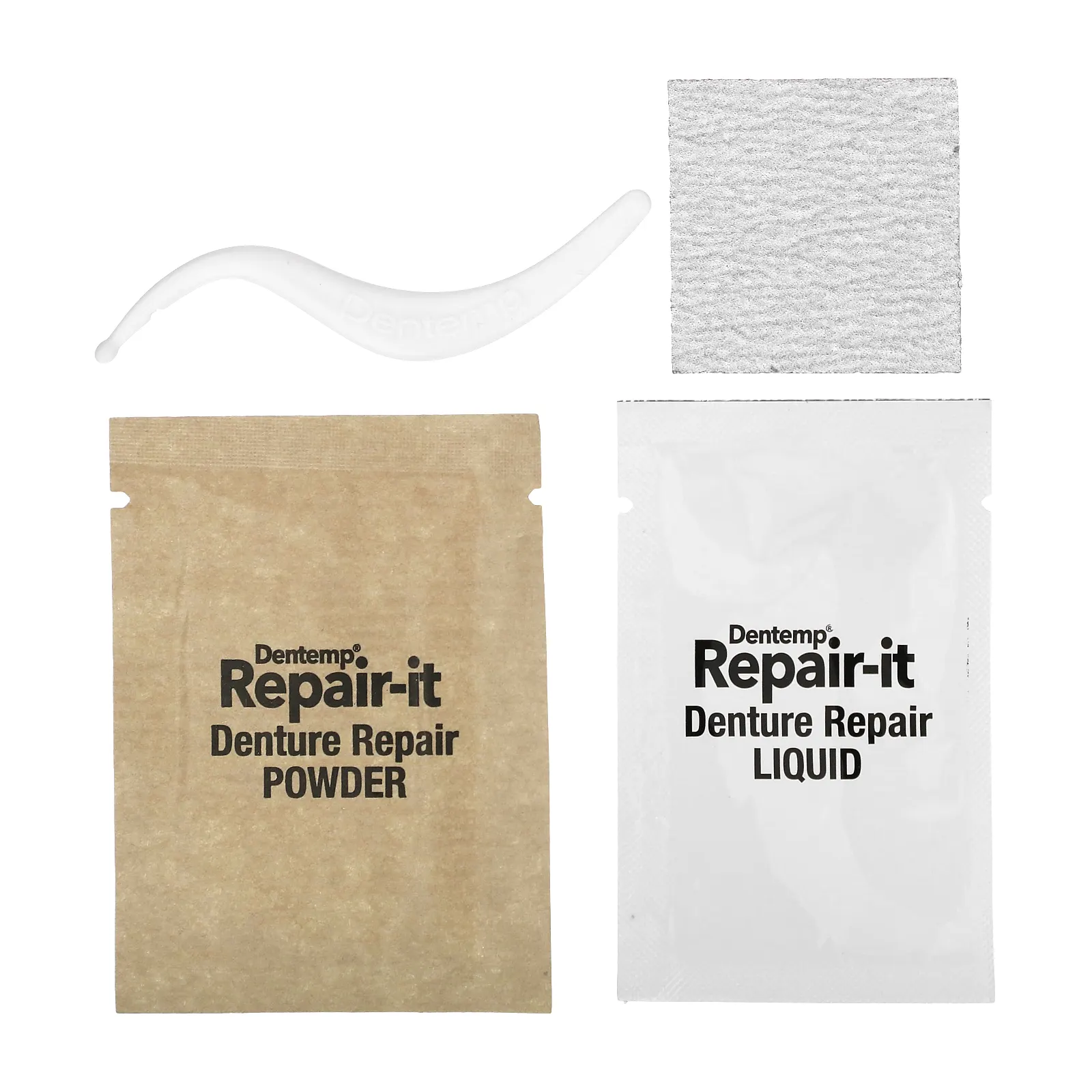 Dentemp, Repair-It, Denture Repair Kit, 3 Repairs