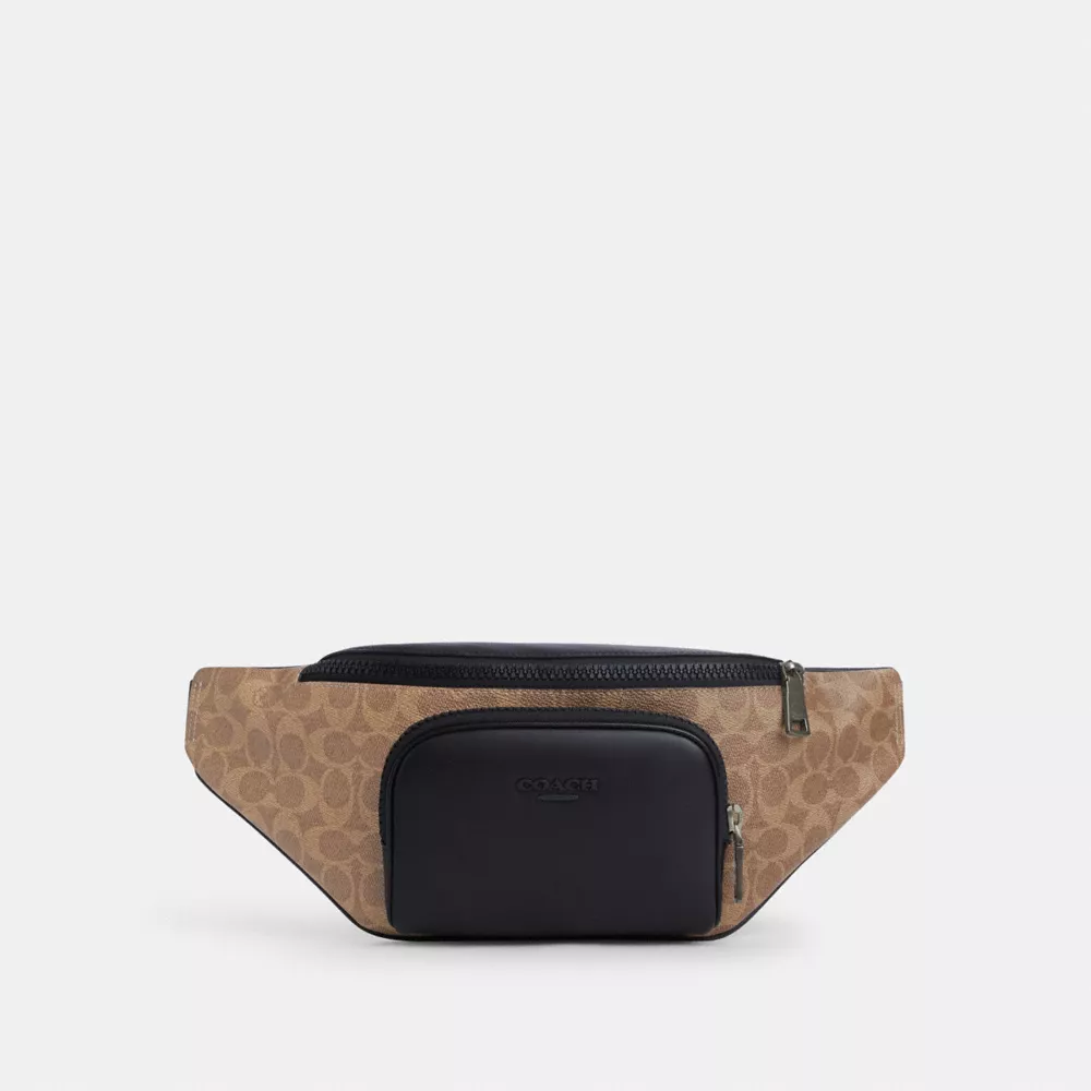 Сумка COACH Racer Belt Bag In Signature