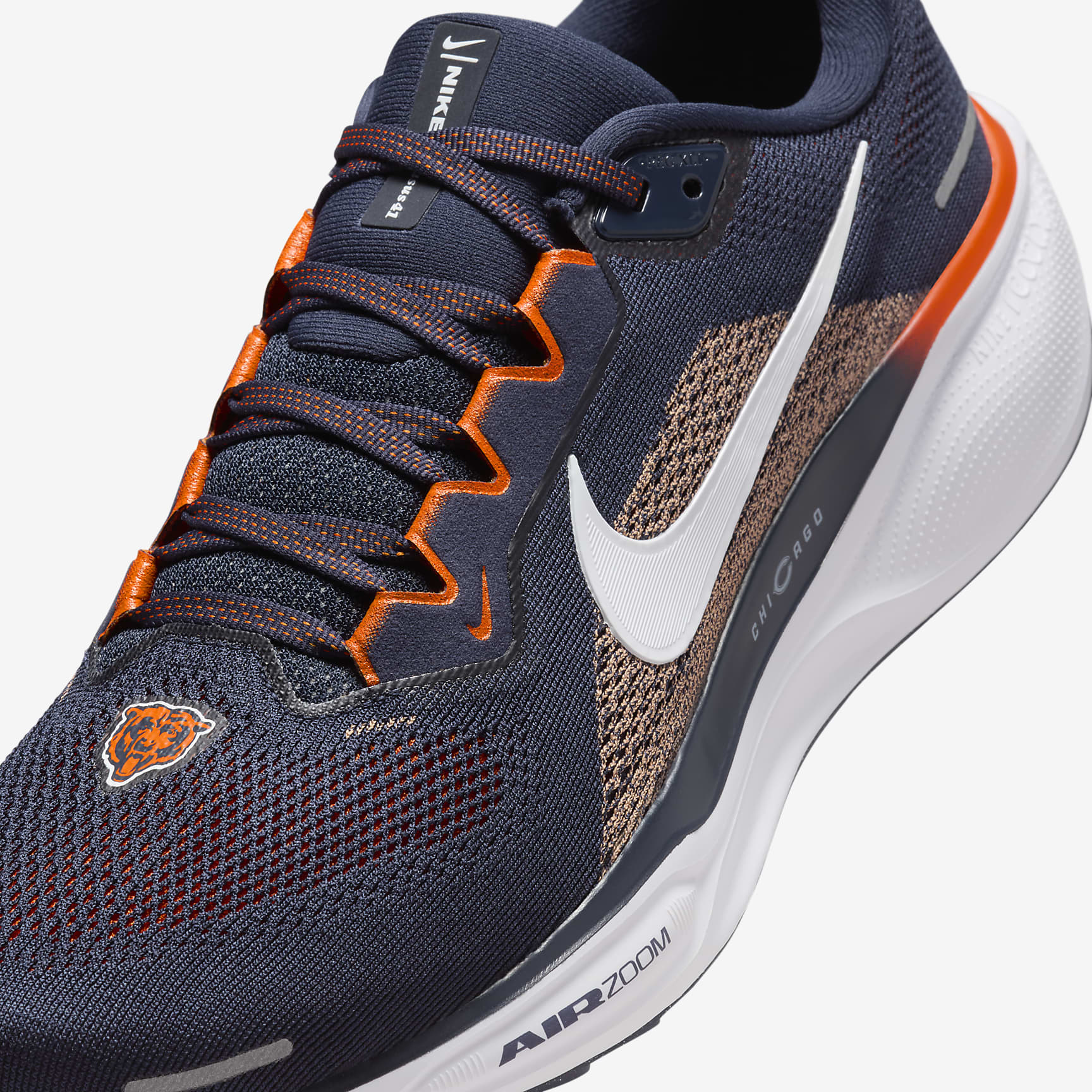 Nike Pegasus 41 NFL Chicago Bears Men's Road Running Shoes