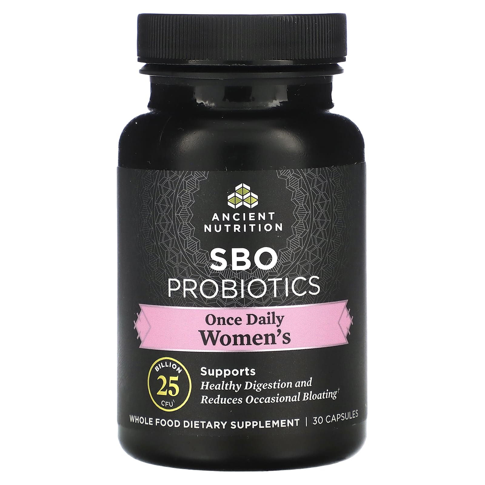 Ancient Nutrition, SBO Probiotics, Once Daily Women's, 25 млрд КОЕ, 30 капсул