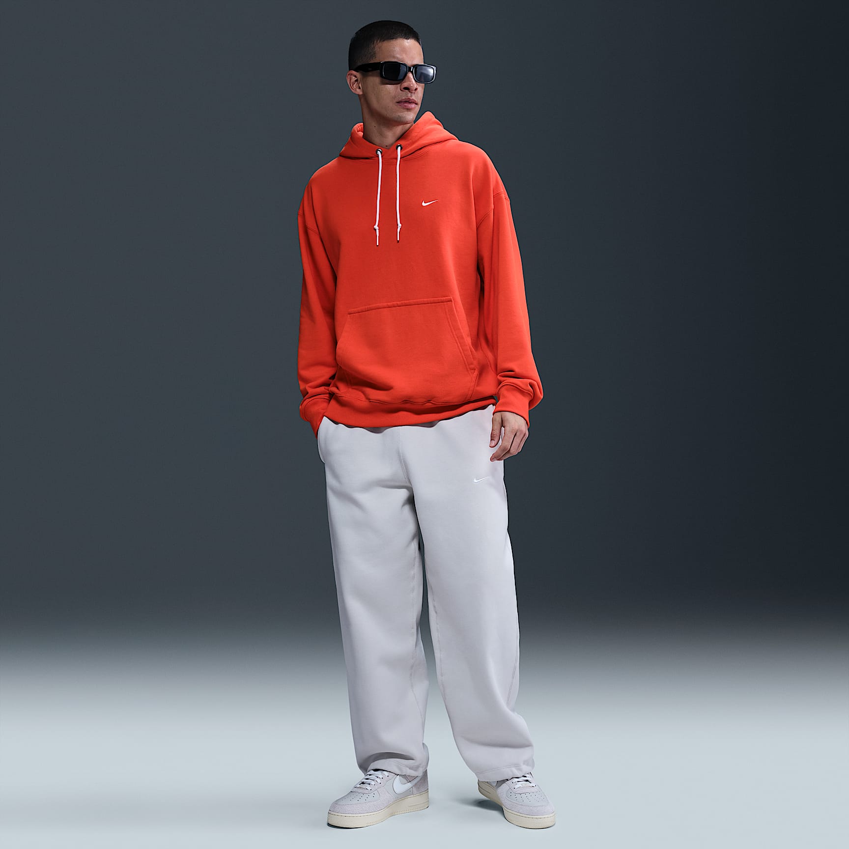 Nike Solo Swoosh Men's French Terry Pullover Hoodie