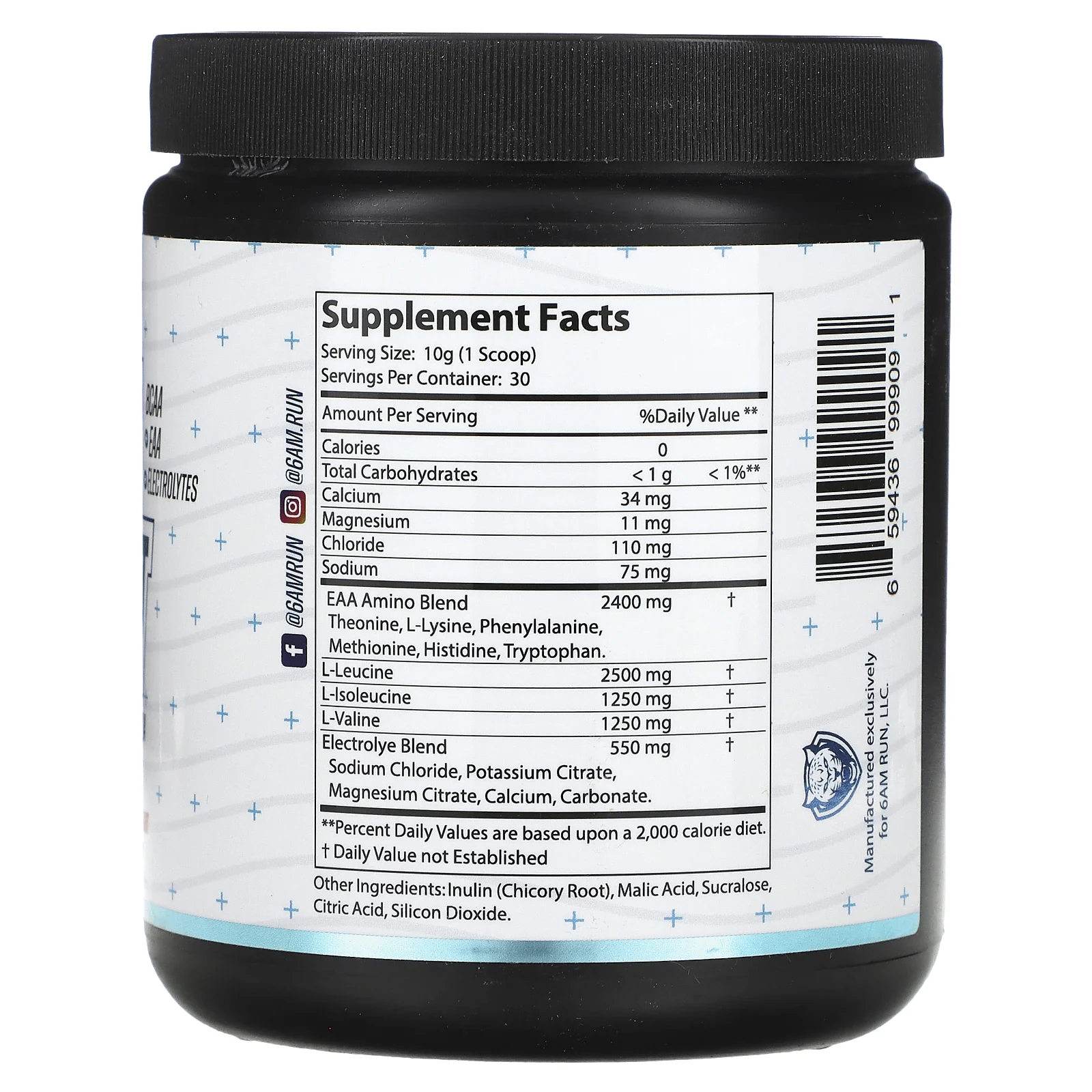 6AM Run, Hydra Blast, клубничное наслаждение, 300 г (10,58 унции)