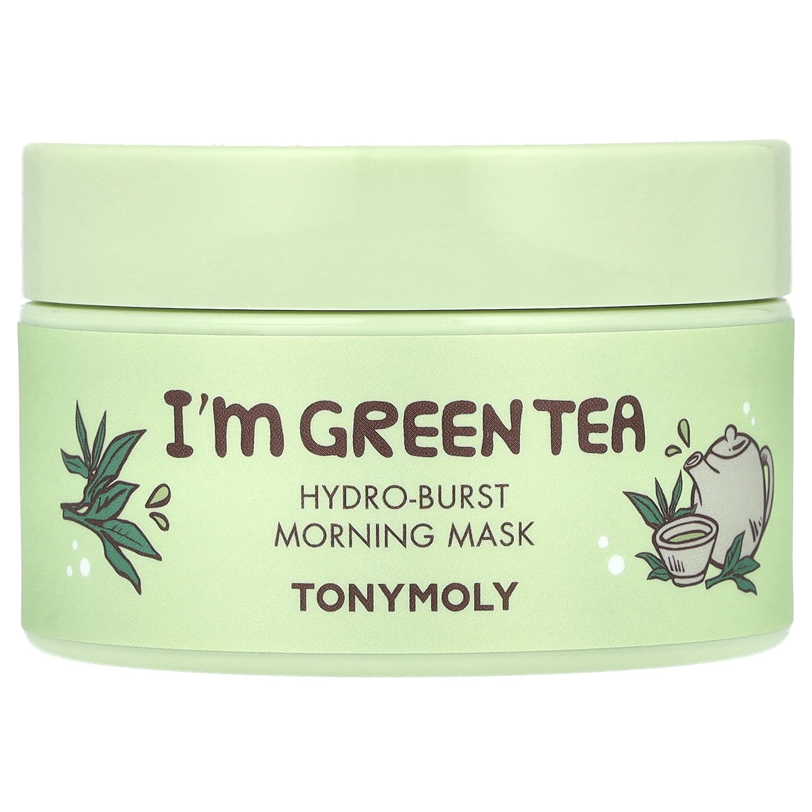 Tony Moly, I'm Green Tea, утренняя маска для лица Hydro-Burst, 100 г (3,52 унции)