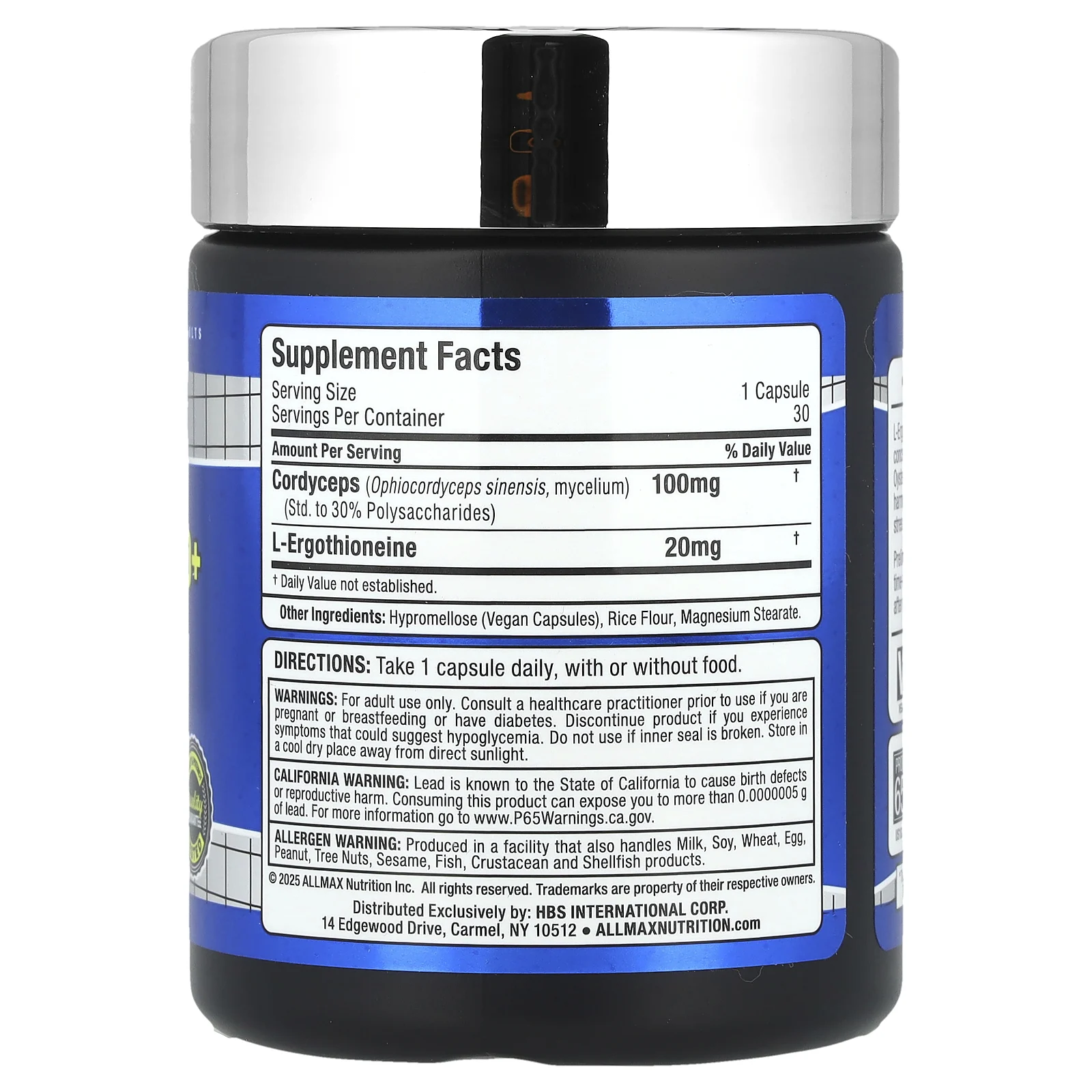 ALLMAX, EGT 20+`` 30 капсул