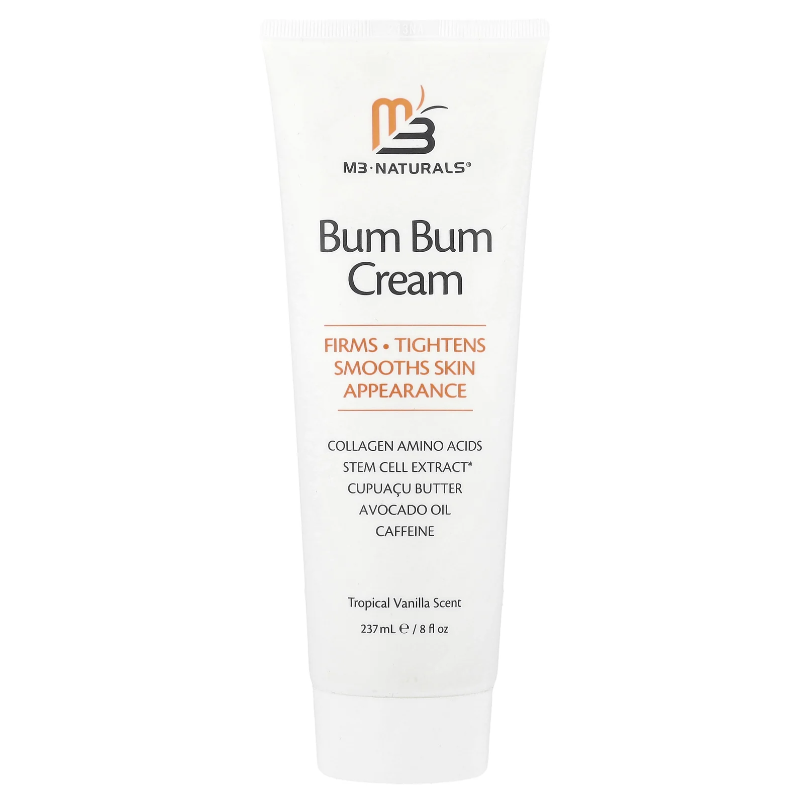 M3 Naturals, Bum Bum Cream, тропическая ваниль, 237 мл (8 жидк. Унций)