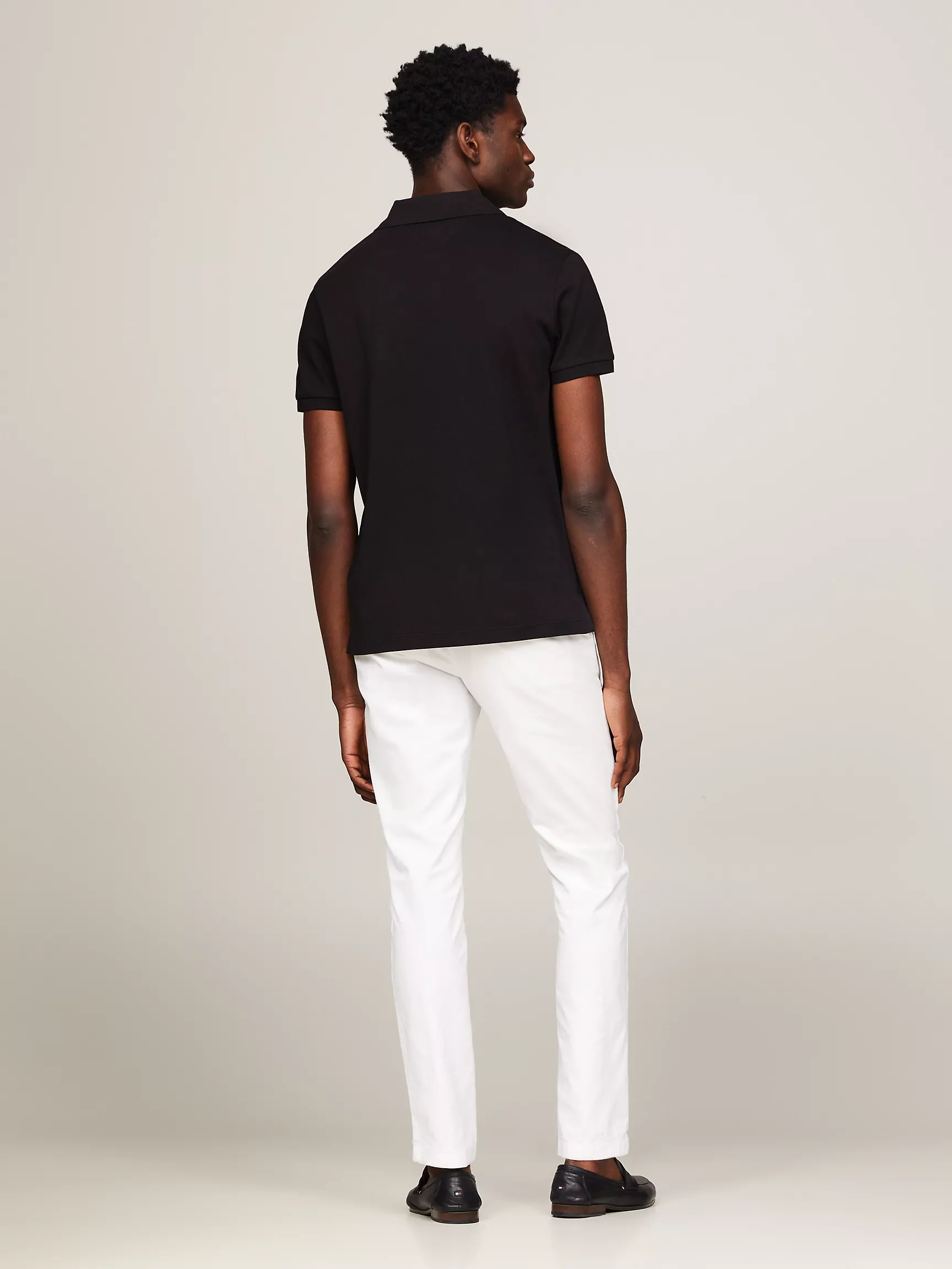 Мужское поло Tommy Hilfiger, Поло стандартного кроя из ткани Interlock с логотипом TH