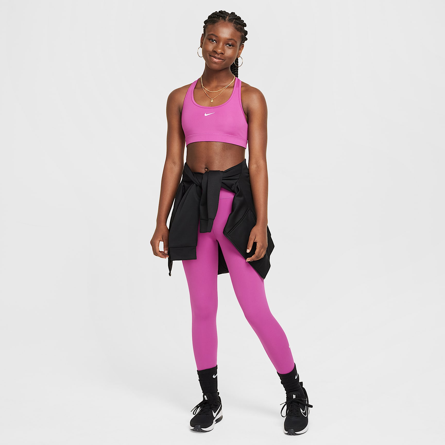 Nike Swoosh Girls' Sports Bra