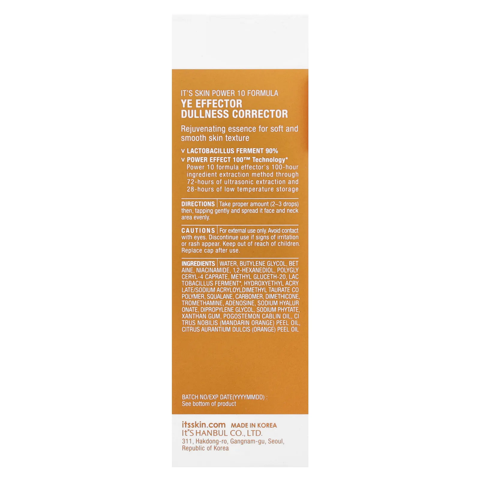 It's Skin, Dullness Corrector 10, 1.01 fl oz (30 ml)