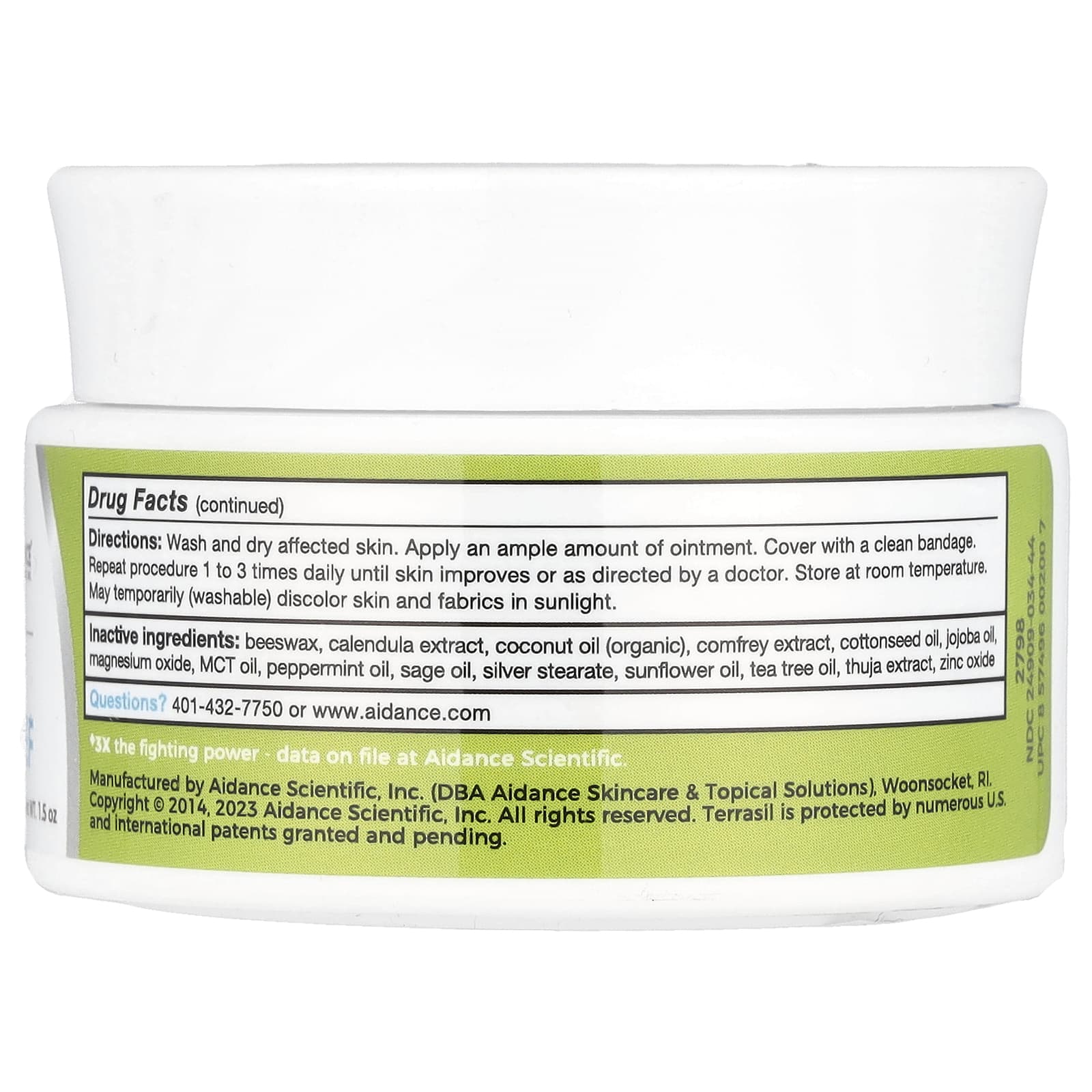 Terrasil, Средство для облегчения язвы и боли при диабете, 44 г