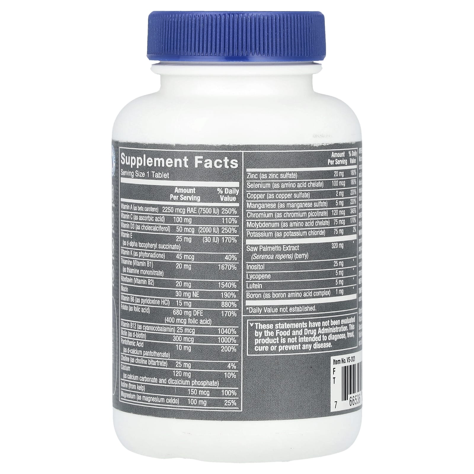 The Vitamin Shoppe, One Daily для мужчин старше 50 лет, 60 таблеток