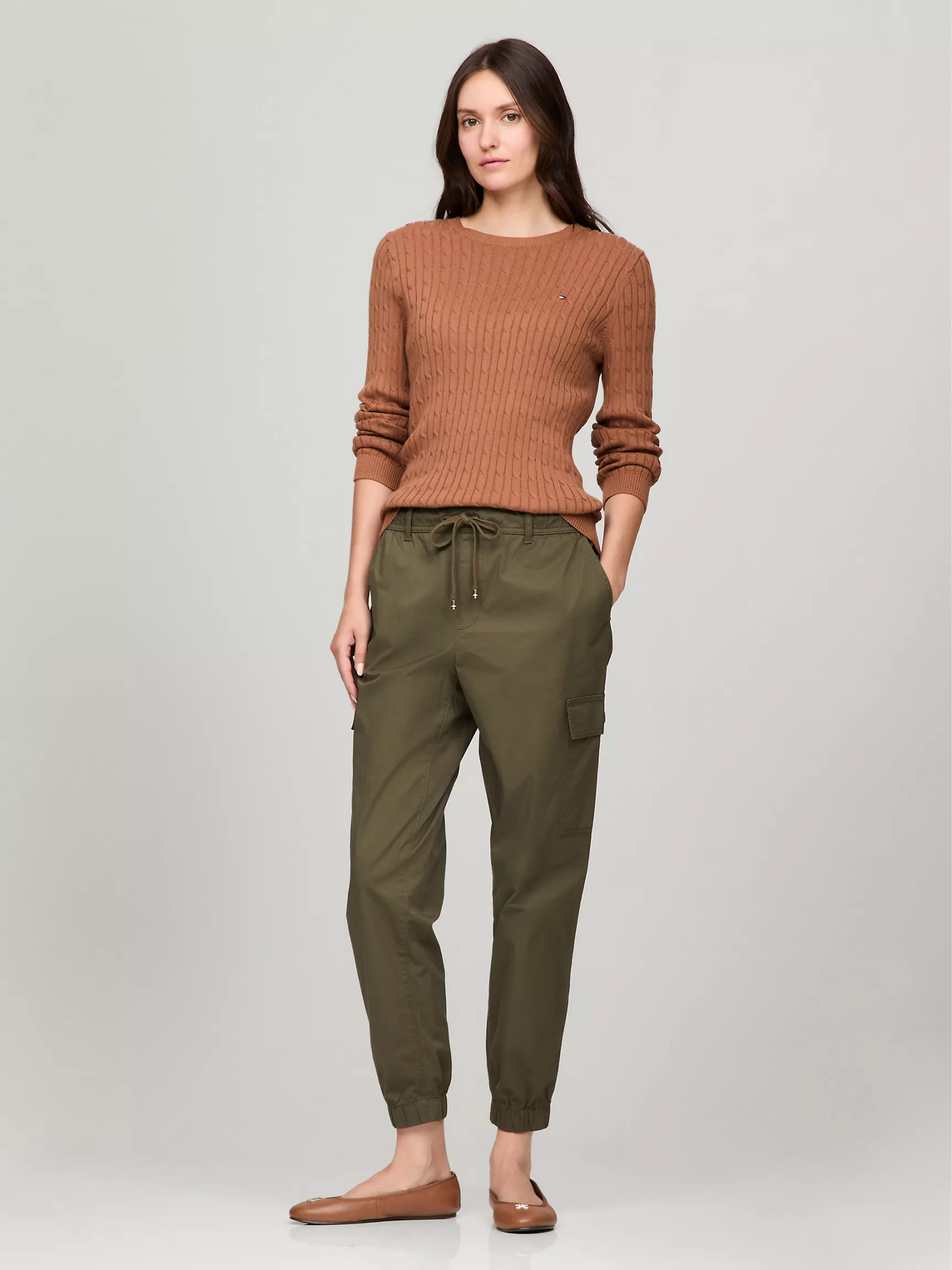 Женские брюки Tommy Hilfiger, Джоггеры-карго с эластичной тканью