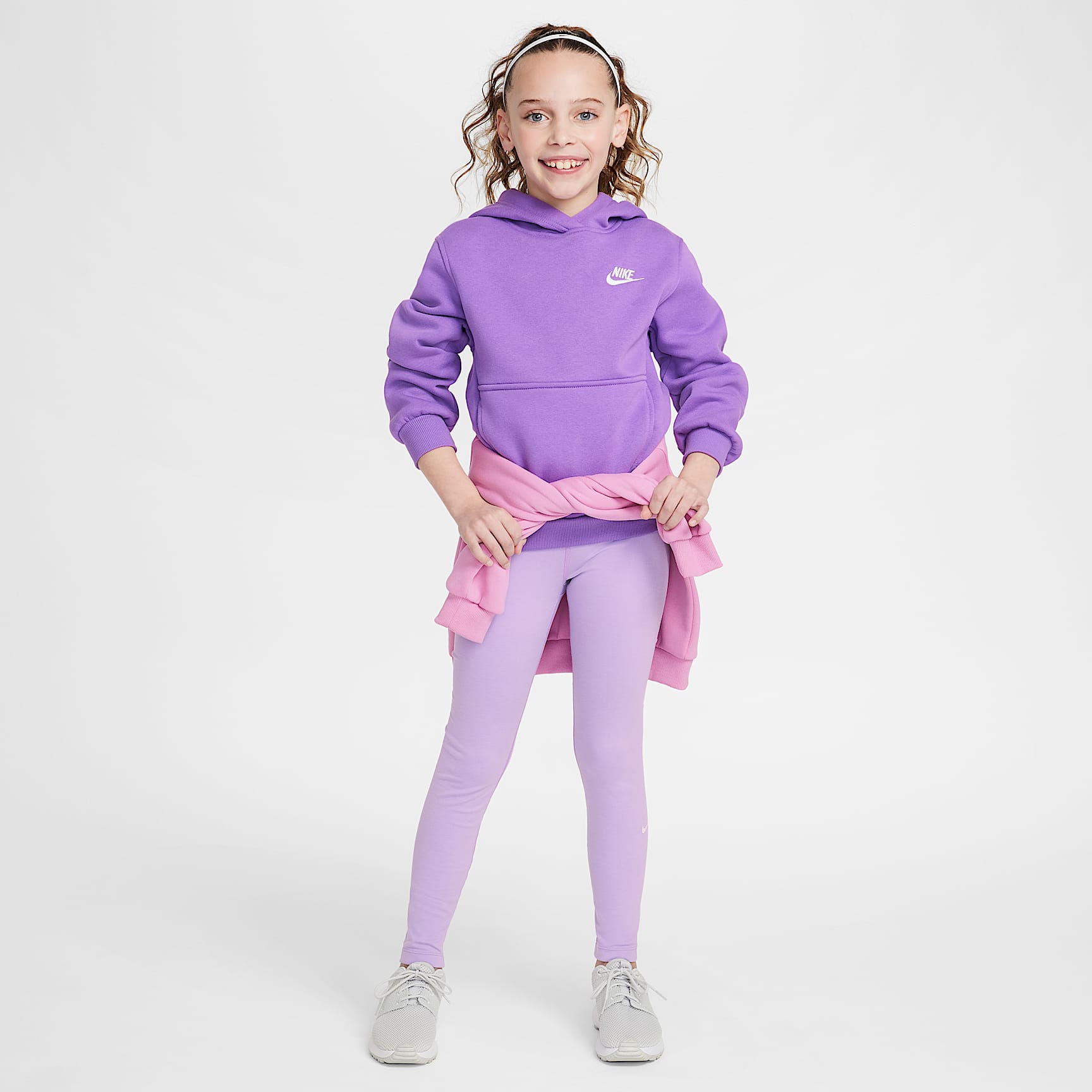 Nike One Big Kids’ (Girls') Dri-FIT High-Waisted Leggings