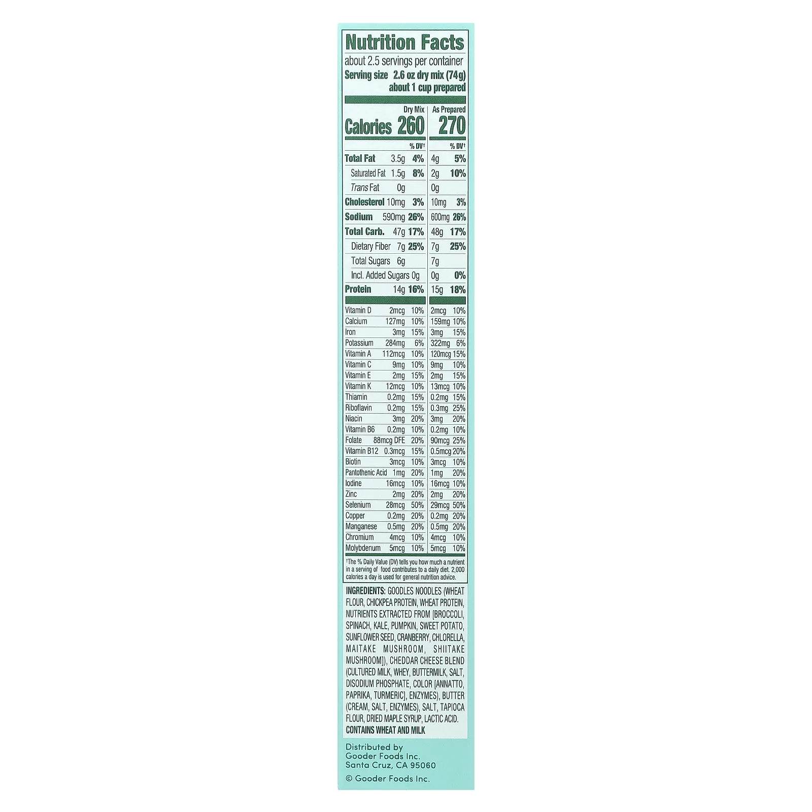 Goodles, Cheddy Mac, сливочный чеддер и макароны, 170 г (6 унций)