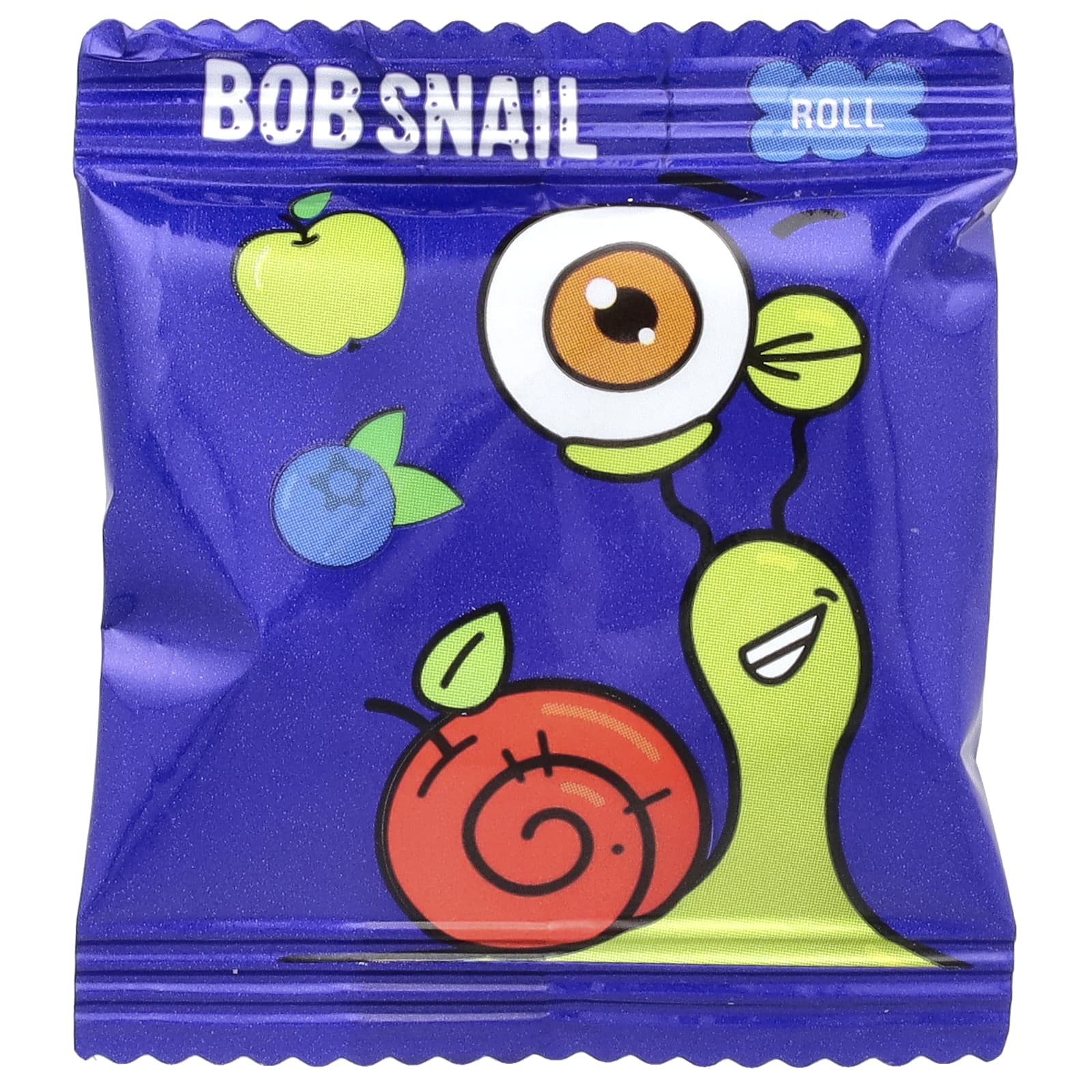 Bob Snail, фруктовые рулетики, яблоко и голубика, 10 рулетов по 10 г (0,35 унции)