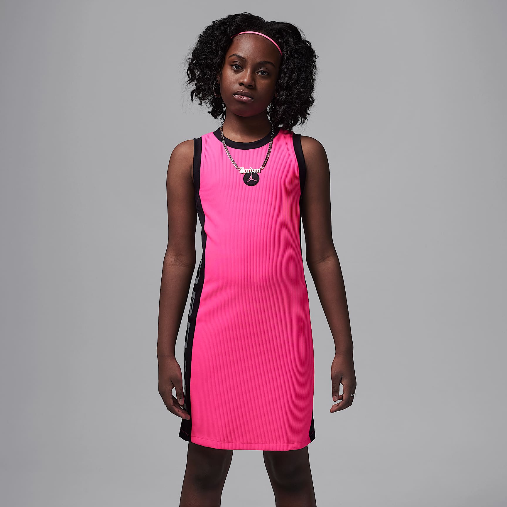 Jordan Big Kids' "She Takes Flight" Ribbed Dress