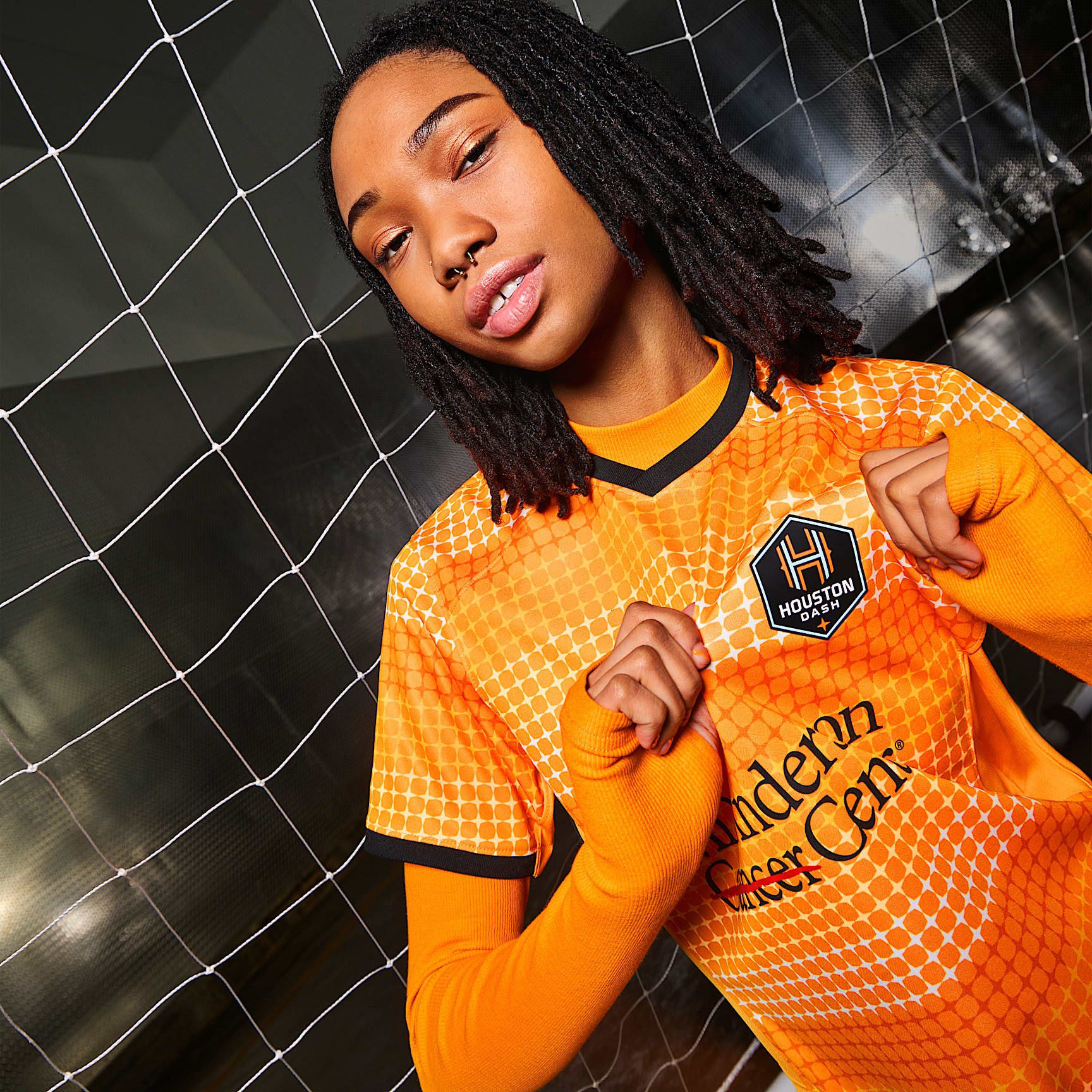 Houston Dash 2024 Stadium Primary Women's Nike Dri-FIT NWSL Replica Jersey