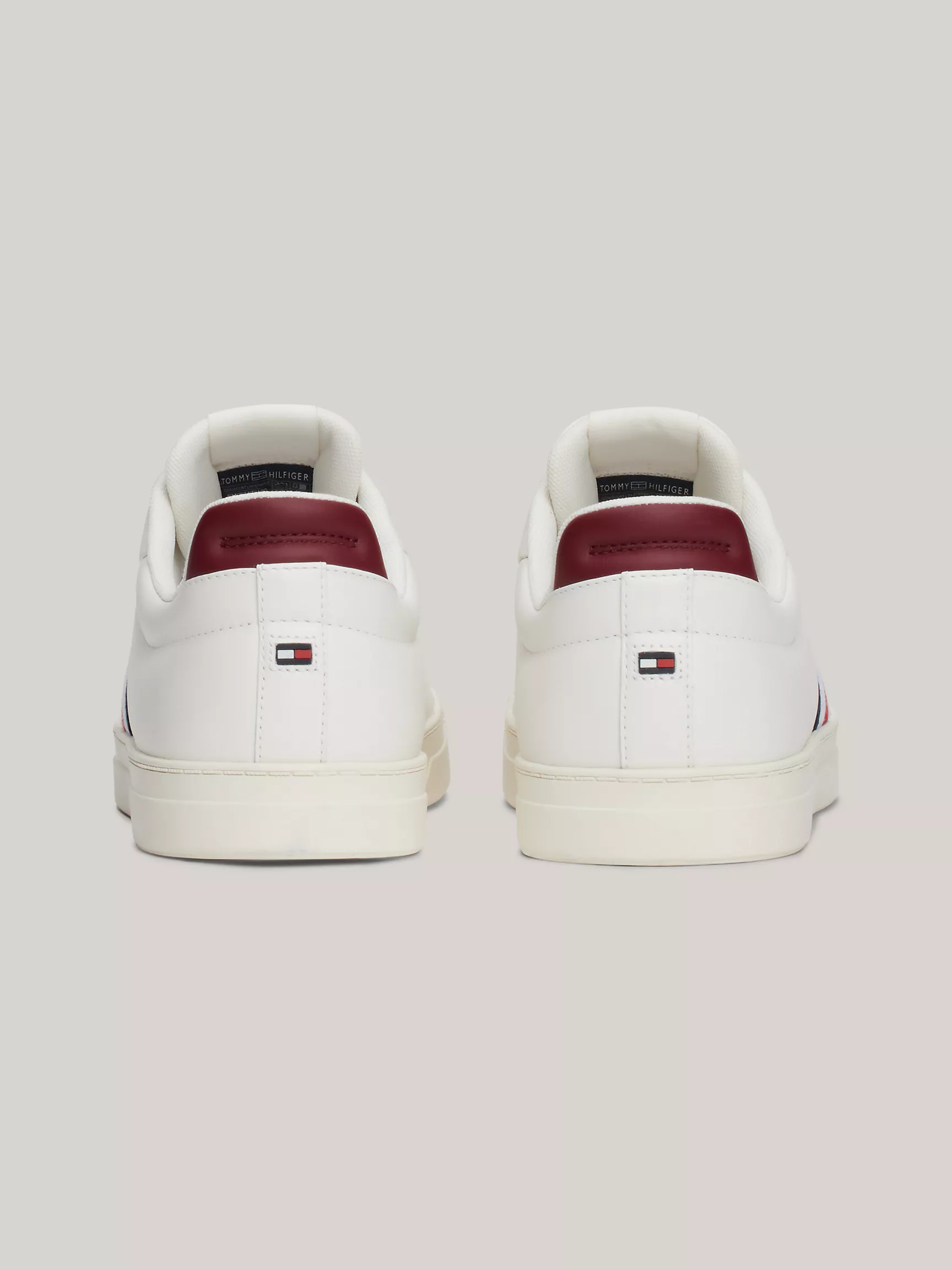 Мужская обувь Tommy Hilfiger, Кожаные кеды с фирменными полосками