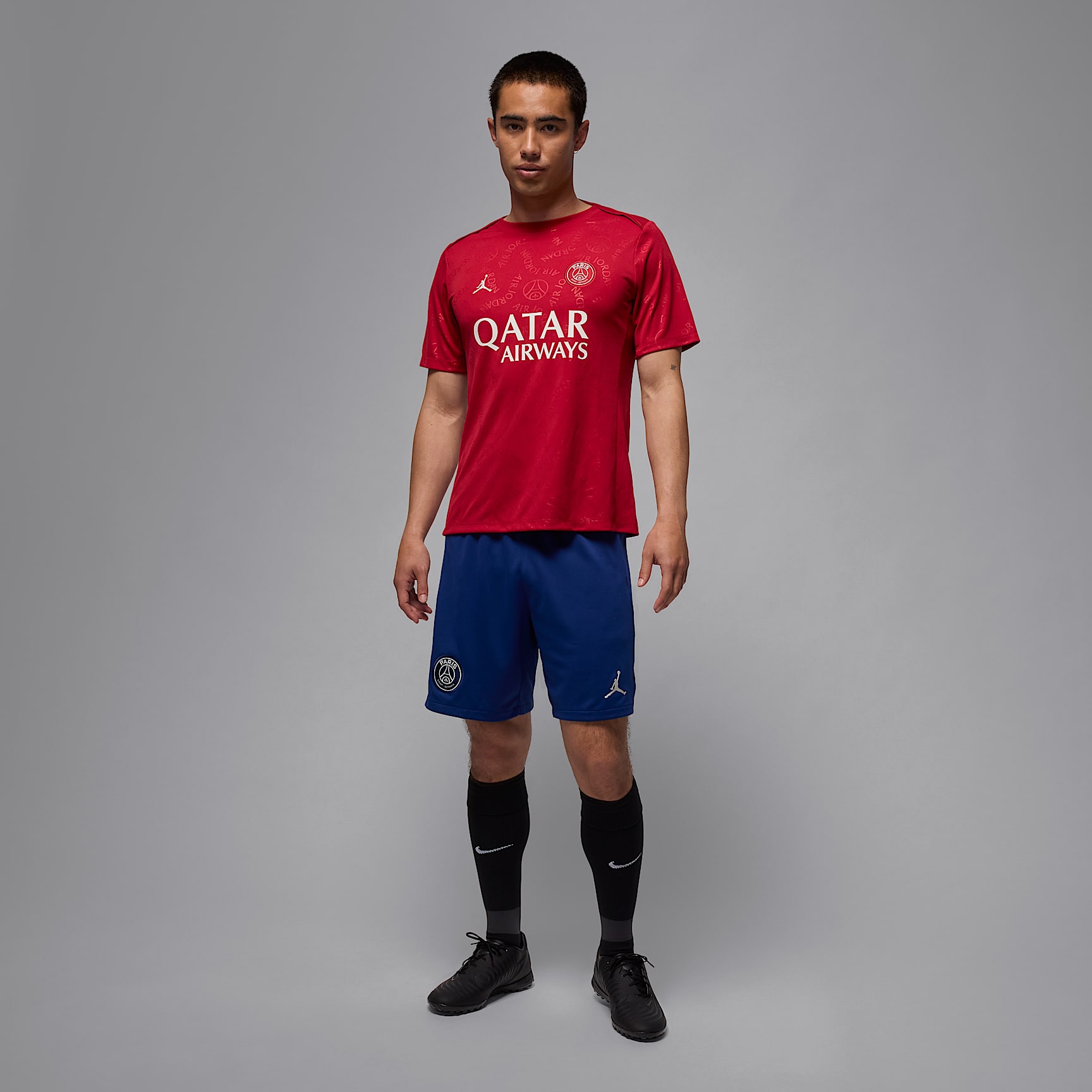 Paris Saint-Germain Academy Pro Fourth Men's Jordan Dri-FIT Soccer Short-Sleeve Pre-Match Top