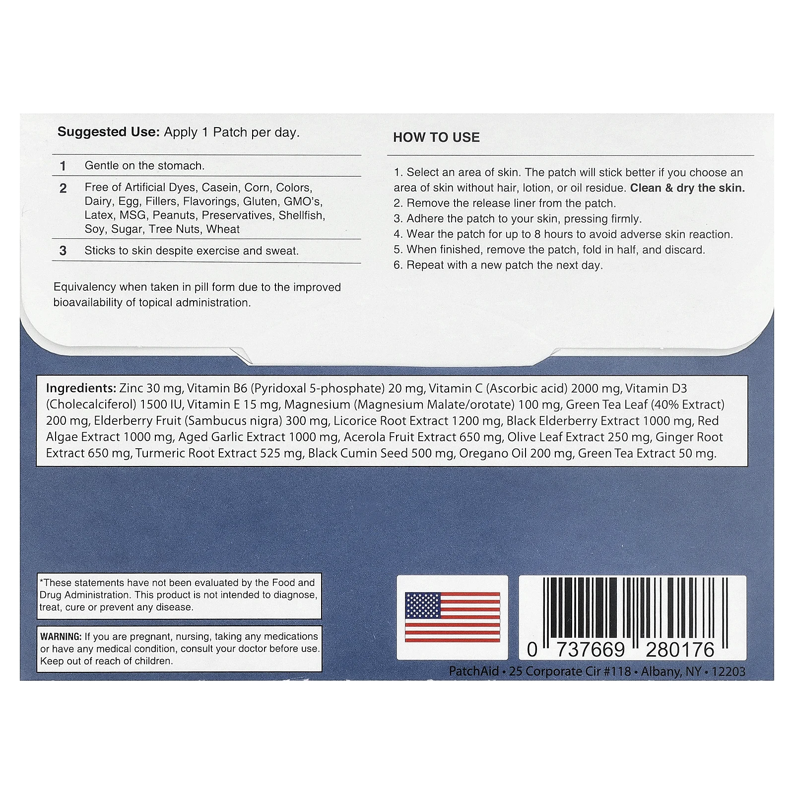 PatchAid, патч для защиты иммунитета, 30 шт.