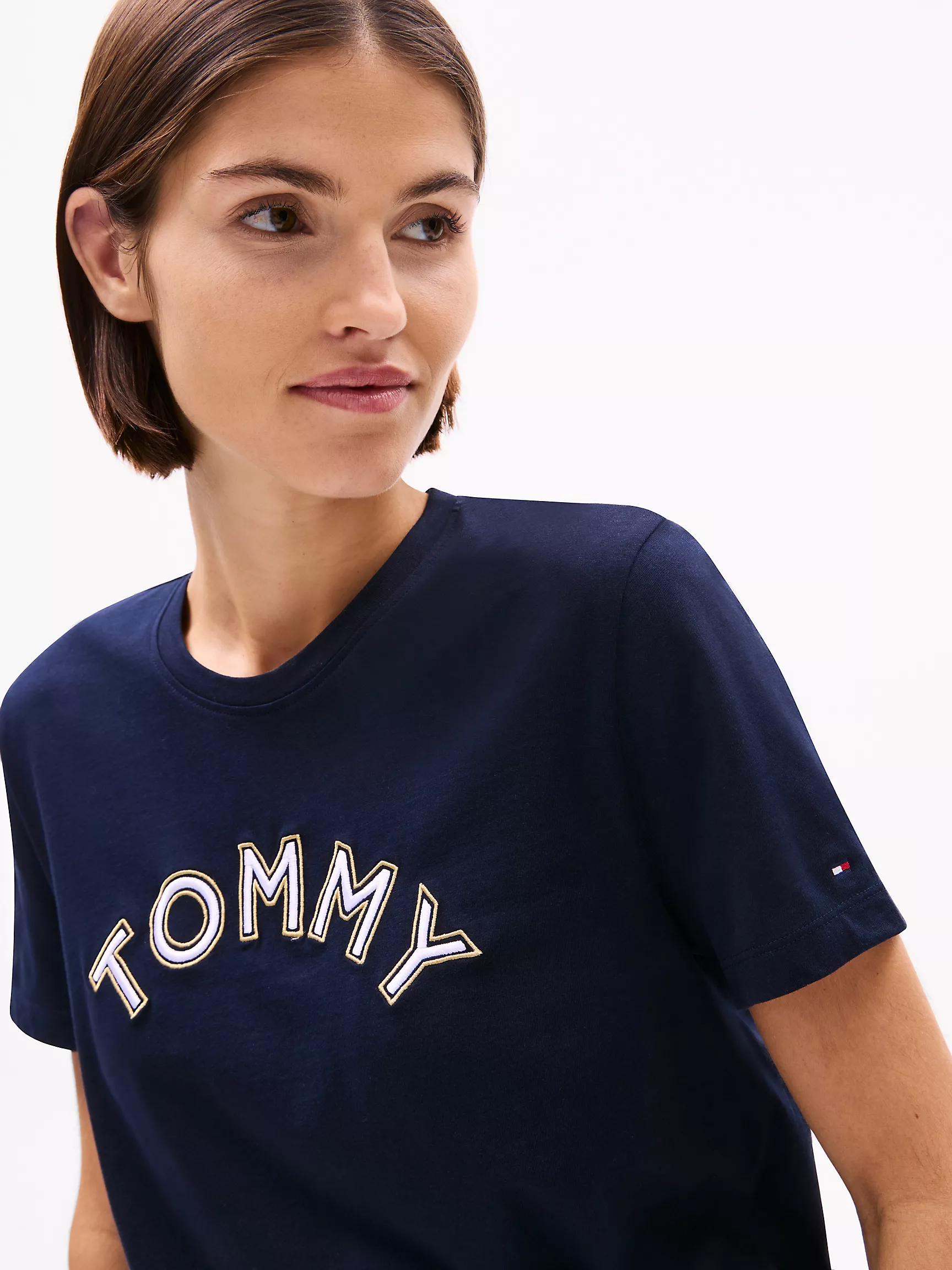 Женская футболка Tommy Hilfiger, Футболка с логотипом Tommy Arch