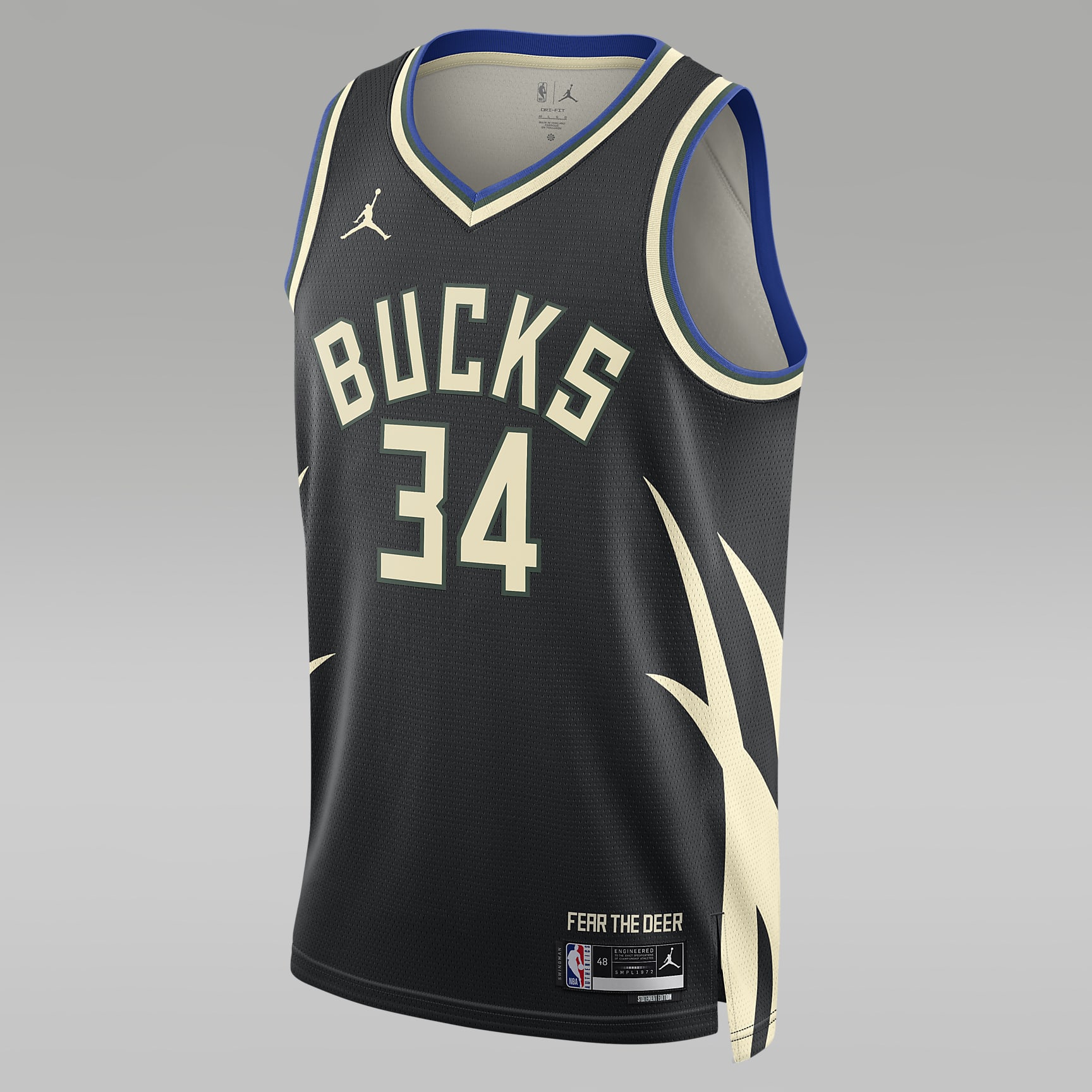 Milwaukee Bucks Statement Edition Men's Jordan Dri-FIT NBA Swingman Jersey