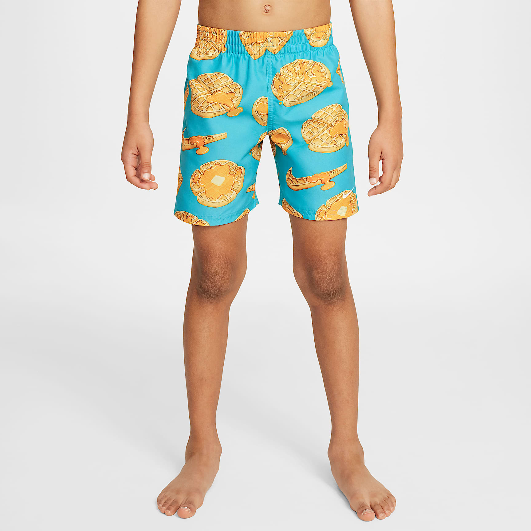 Nike Swim Breaker Little Kids' 5" Brief-Lined Volley Shorts