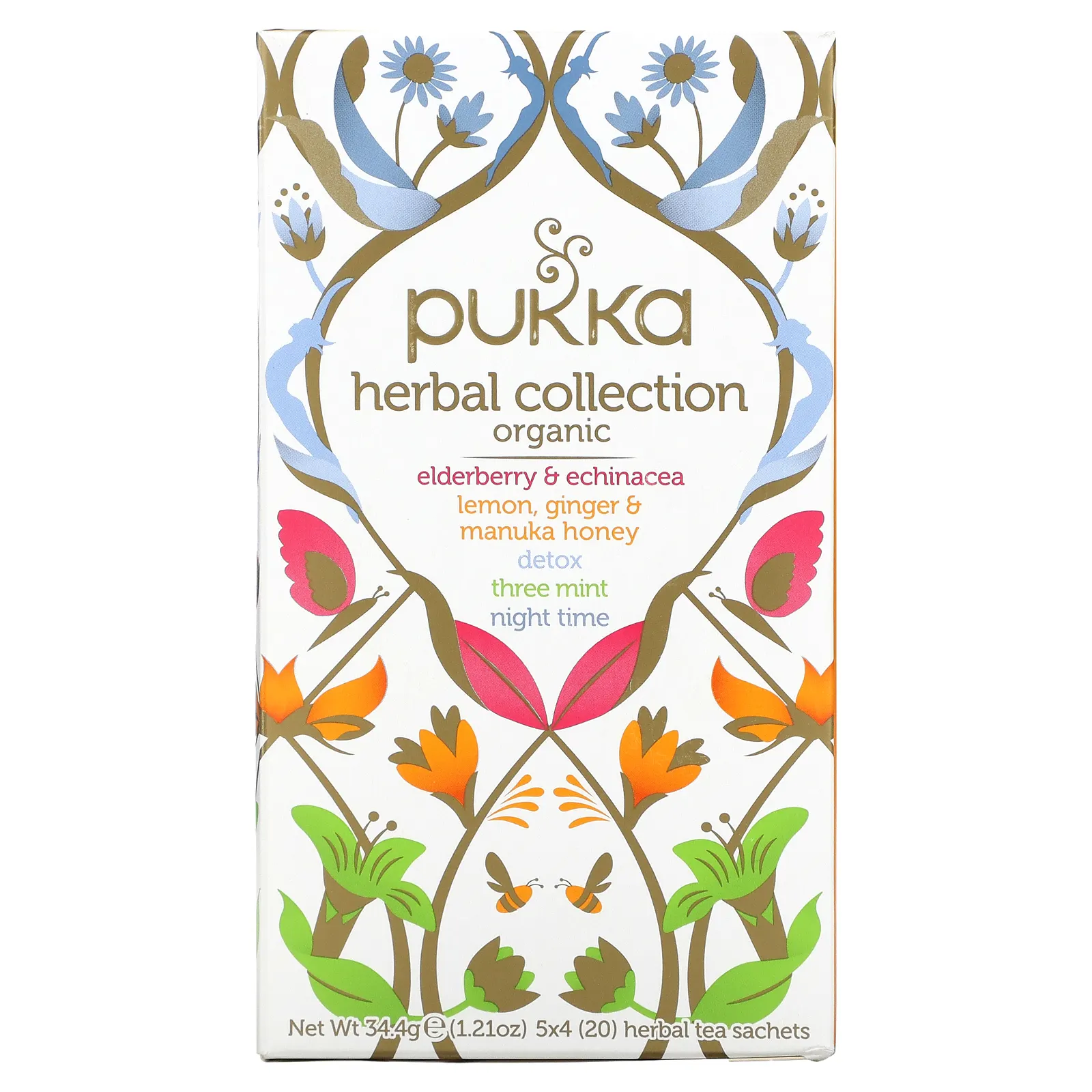 Pukka Herbs, Органический травяной чай, 20 пакетиков, 34,4 г (1,21 унции)