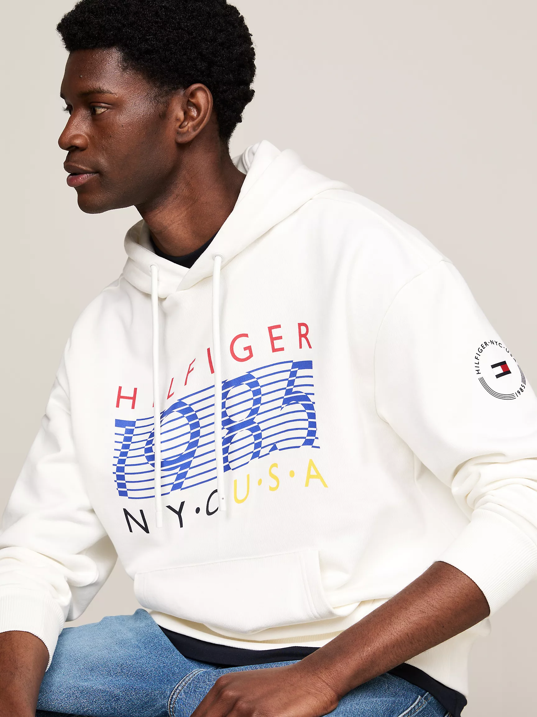 Мужское худи Tommy Hilfiger, Худи с графикой Hilfiger Team