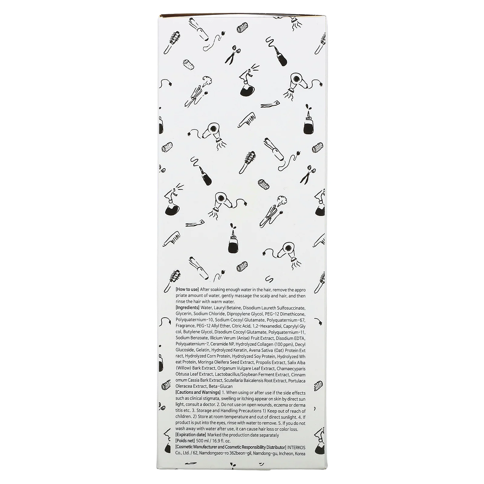 Elizavecca, CER-100, шампунь с коллагеном для укрепления волос, 500 мл (16,9 жидк. унции)