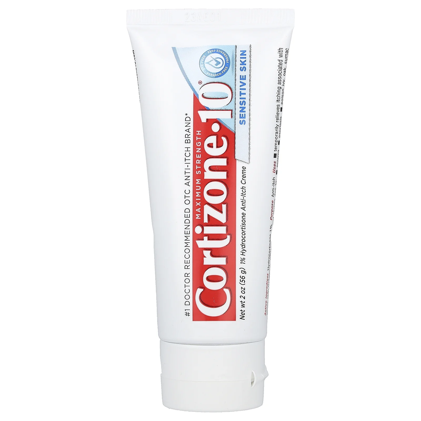 Cortizone 10, Maximum Strength, крем для чувствительной кожи, 56 г (2 унции)