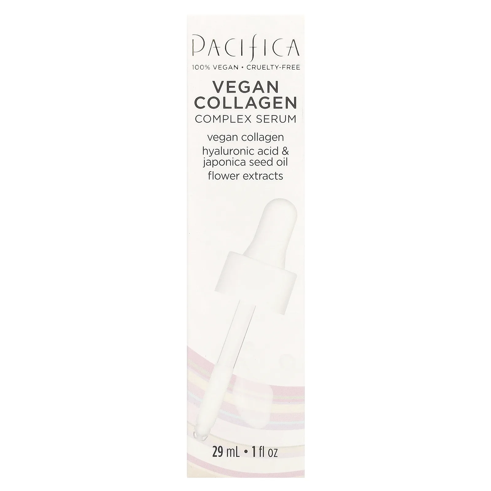 Pacifica, Vegan Collagen, Комплексная сыворотка, 1 жидкая унция (29 мл)