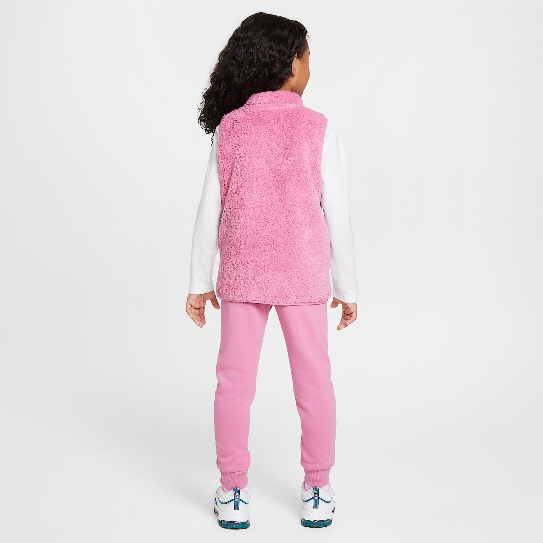 Nike Club Little Kids' Long Sleeve T-Shirt, Vest, and Pants Set