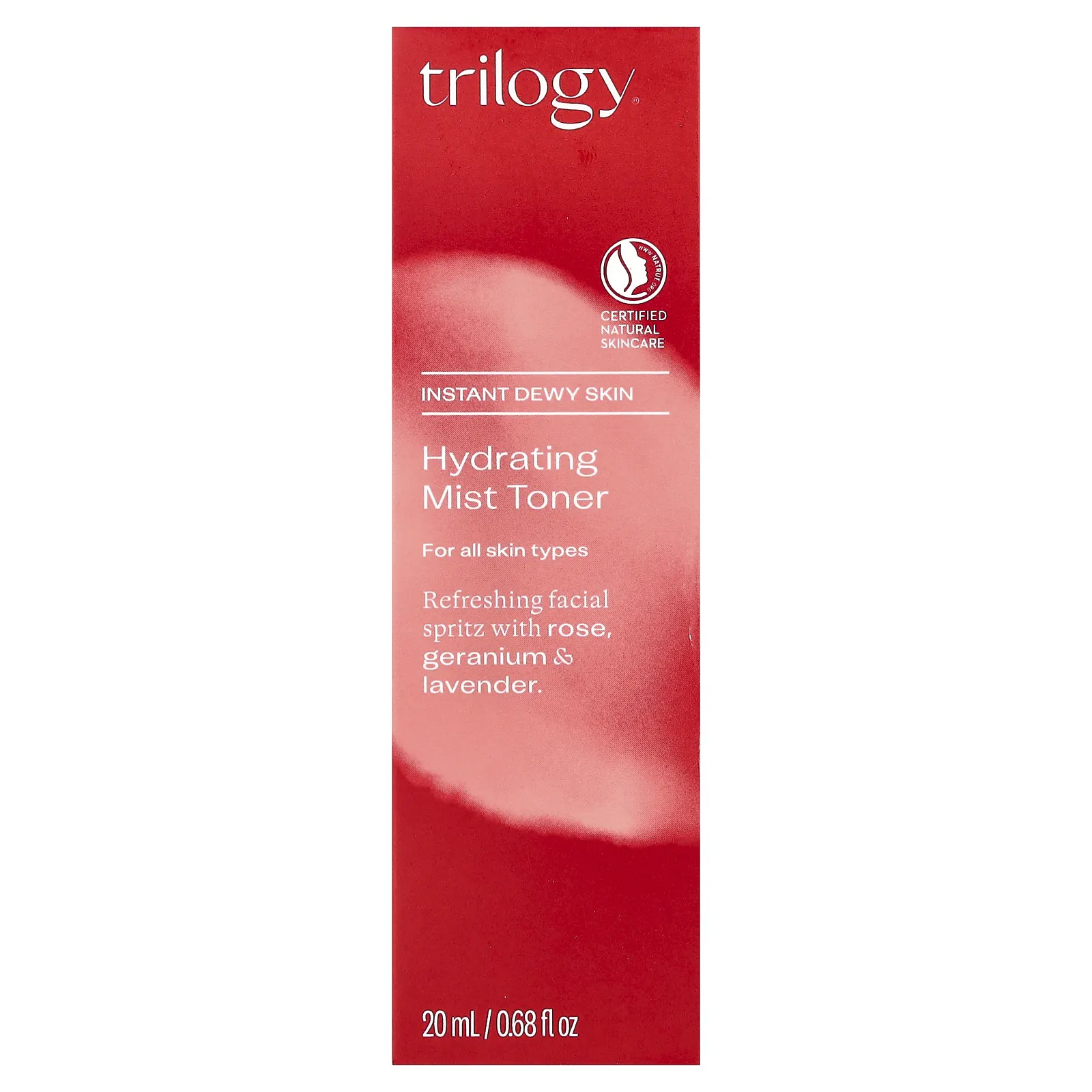 Trilogy, увлажняющий тоник-спрей, для всех типов кожи, 20 мл (0,68 жидк. унции)
