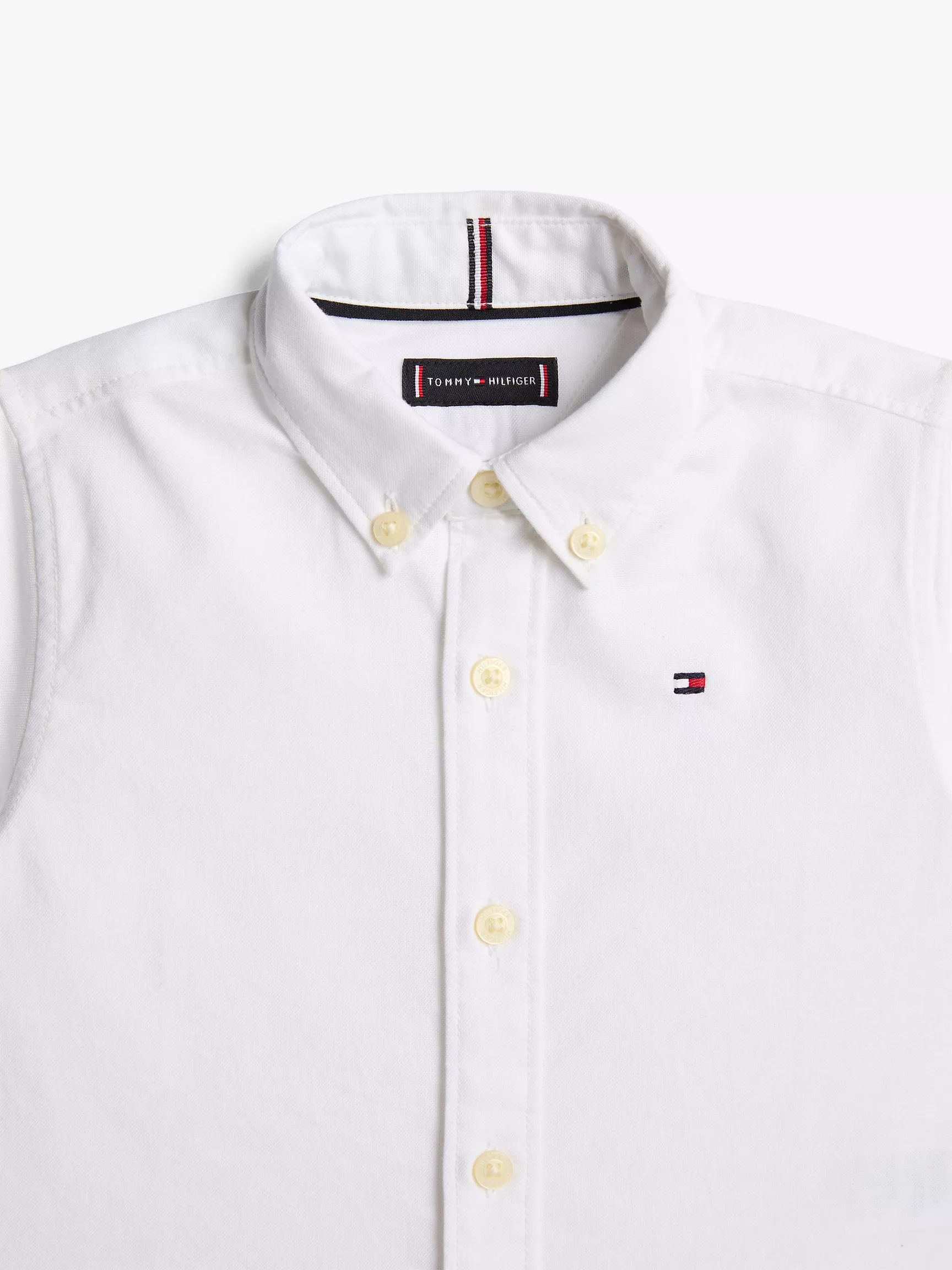 Детская рубашка Tommy Hilfiger, Детская эластичная рубашка из оксфорда