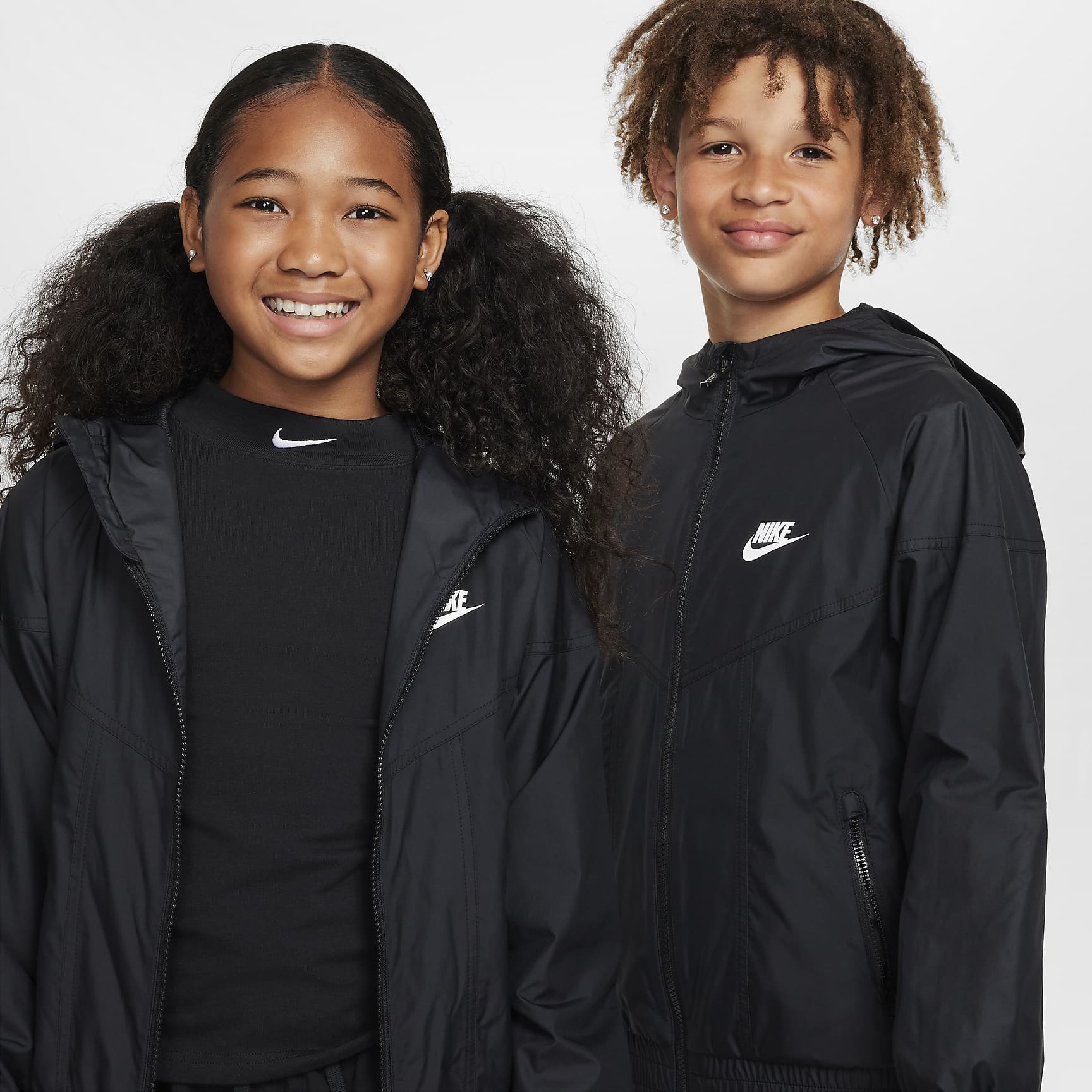 Nike Sportswear Windrunner Big Kids' Hooded Repel Jacket