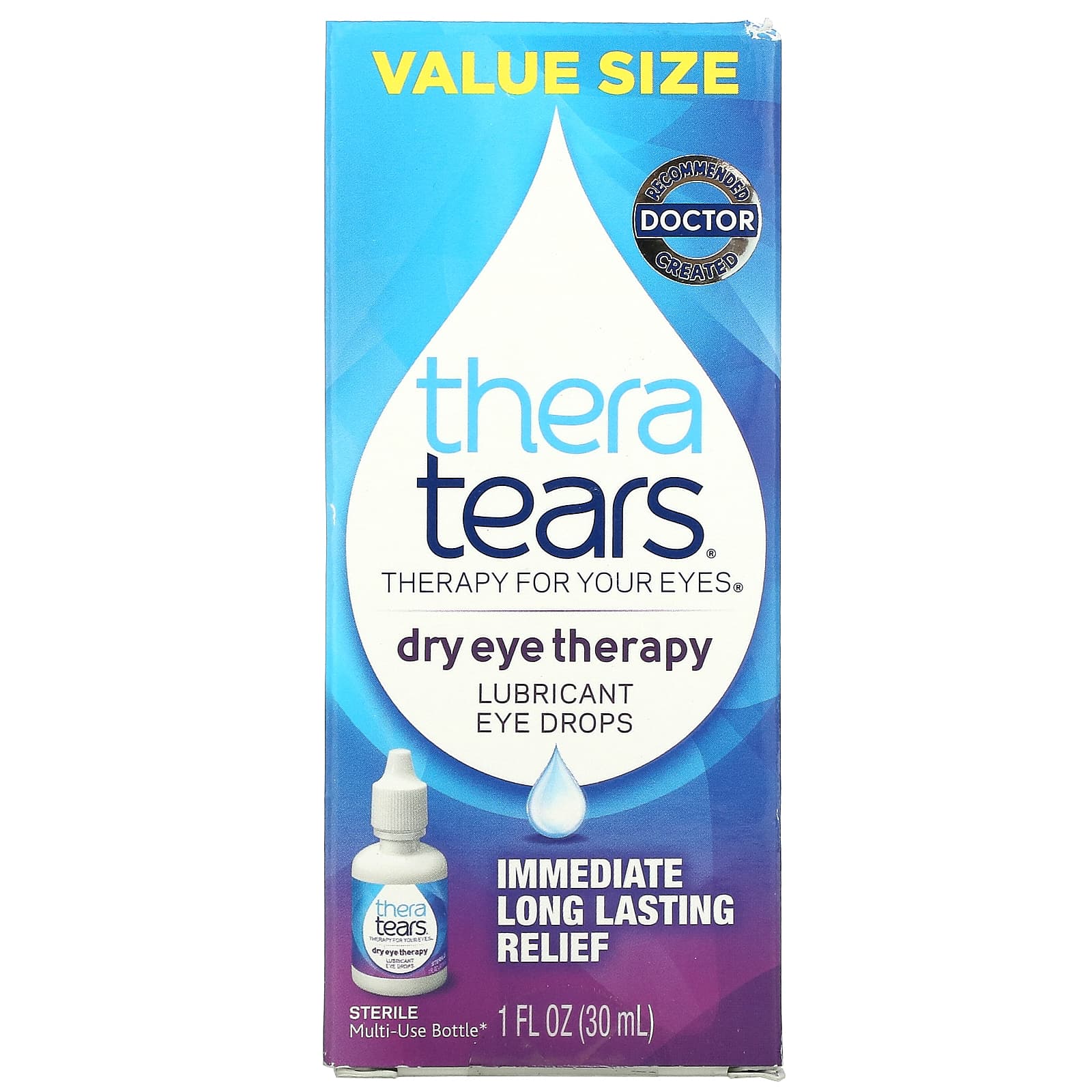 TheraTears, Dry Eye Therapy, глазные капли со смазкой, 30 мл (1 жидк. Унция)