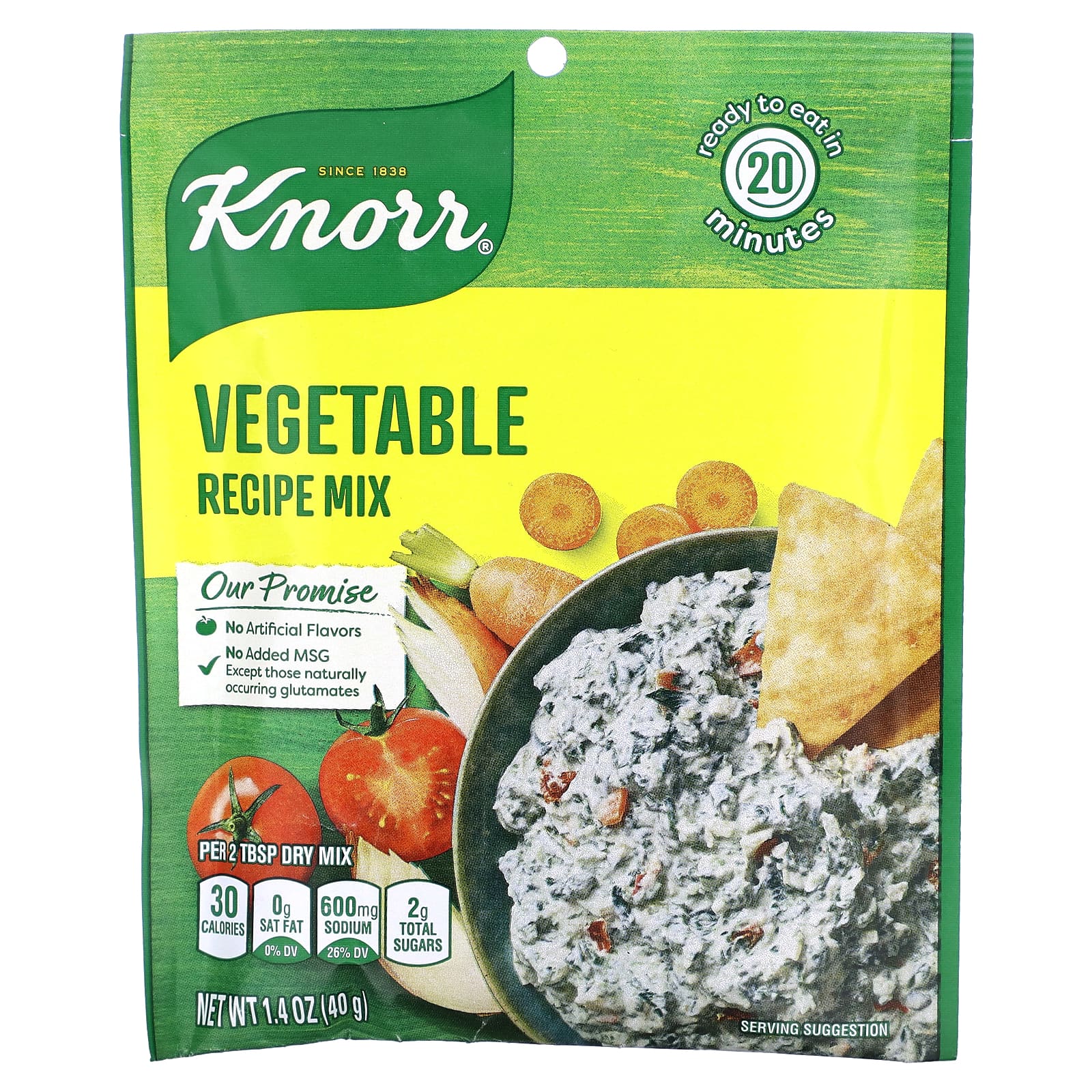 Knorr, Смесь  Овощной рецепт , 1,4 унции (40 г)