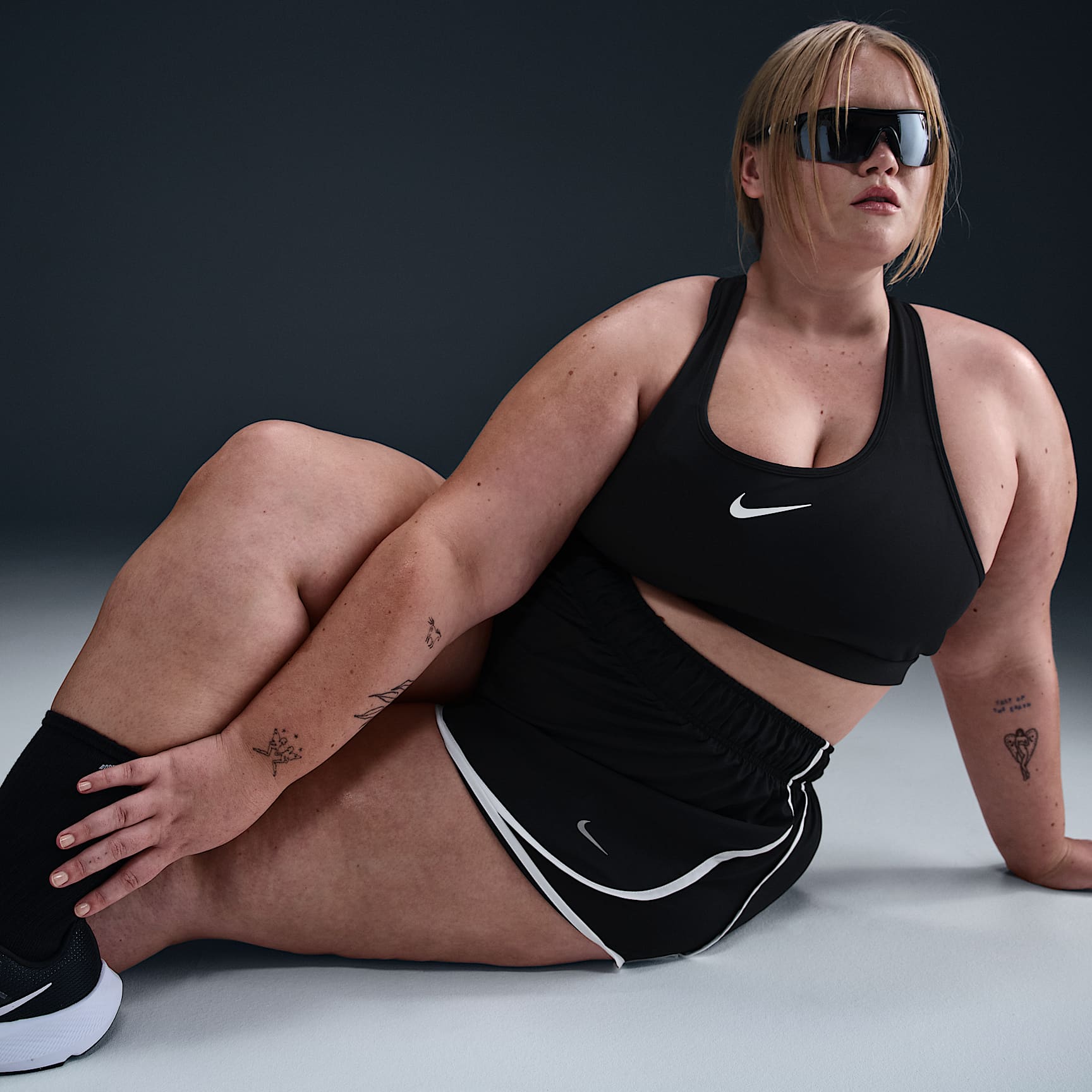 Nike Tempo Women's Dri-FIT Mid-Rise 3" Brief-Lined Running Shorts (Plus Size)